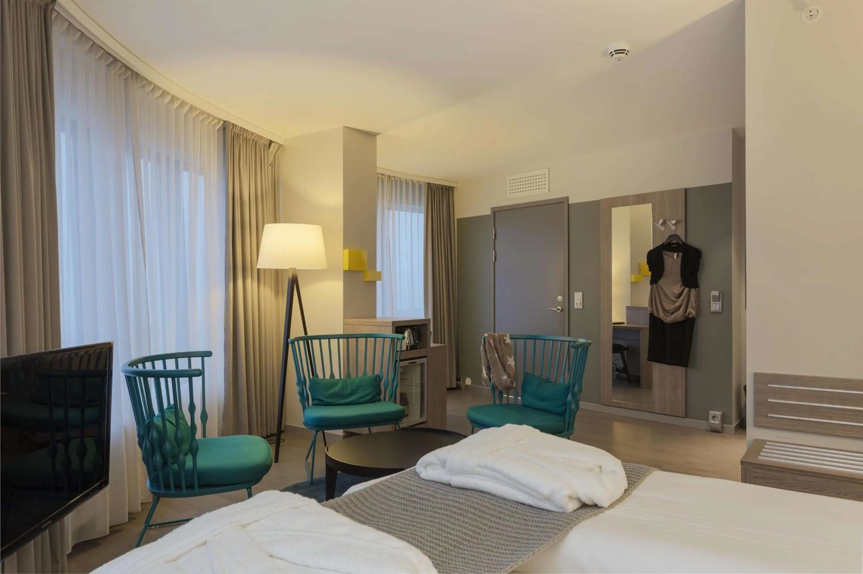 Bedroom, Bed in Scandic Narvik