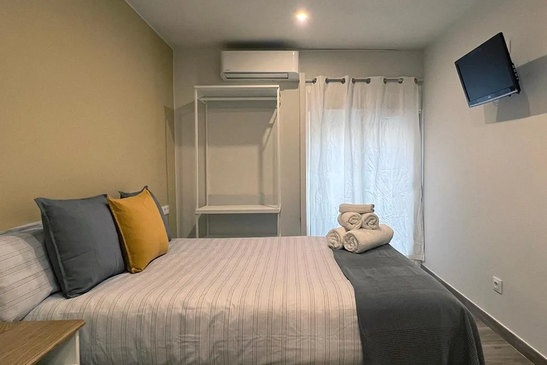 Bed in Hostal Oliveta