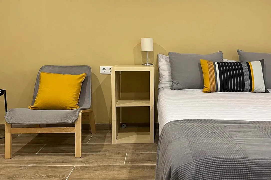 Bed in Hostal Oliveta