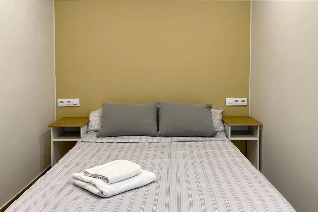 Bed in Hostal Oliveta