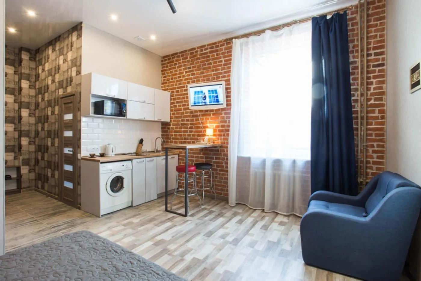 Kitchen or kitchenette in Apartments in Kharkiv Center - Darvina str. 17/1