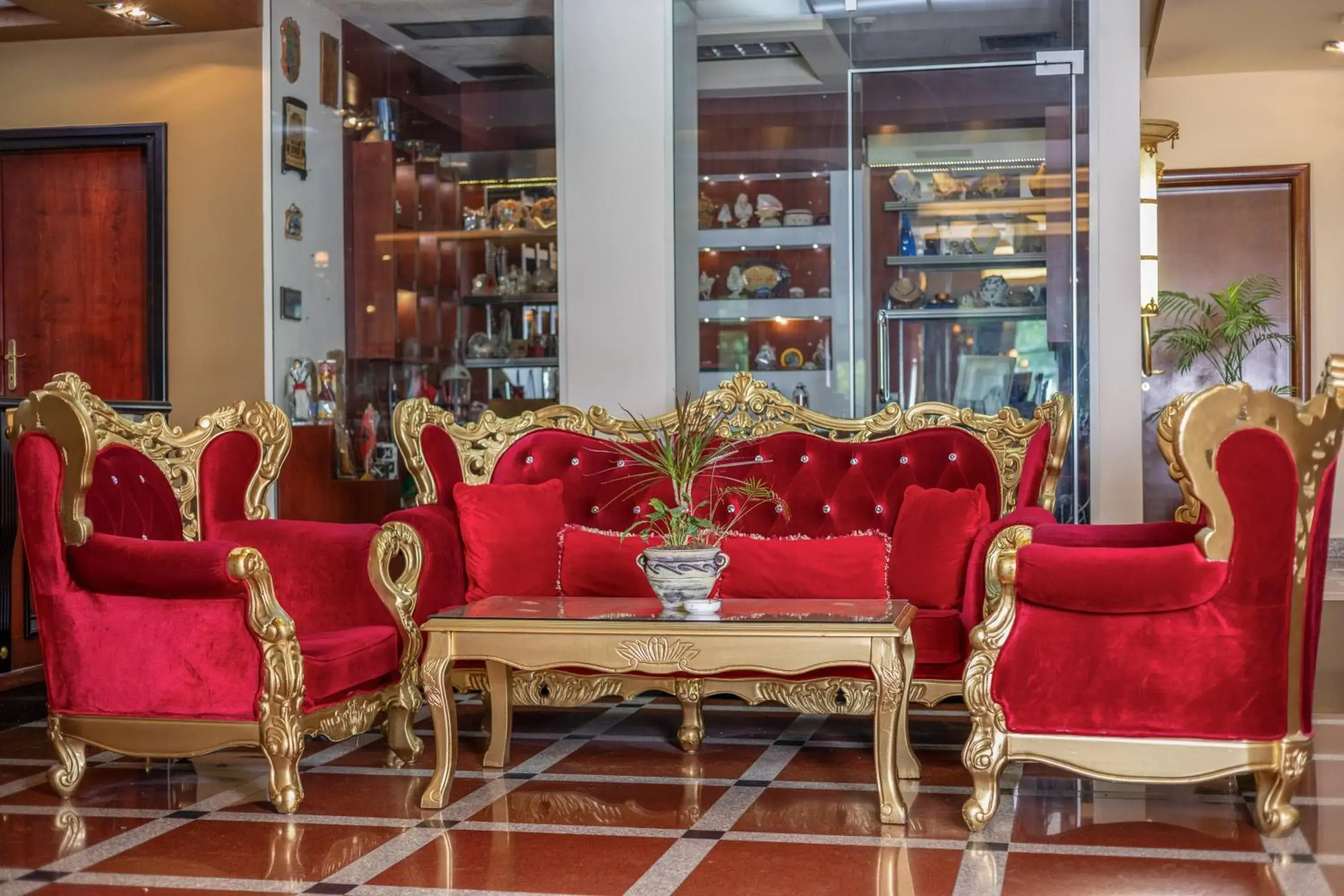 Living room in Shkoder Grand Hotel Europa, Affiliated by Melia Living room in Shkoder Grand Hotel Europa, Affiliated by Melia