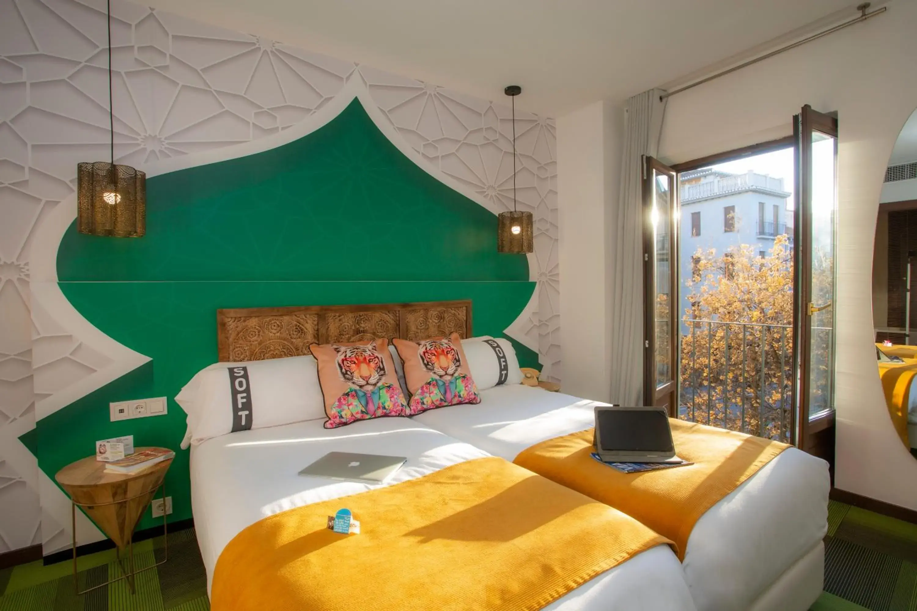 Double or Twin Room with Balcony in Casual Ilbira Granada Double or Twin Room with Balcony in Casual Ilbira Granada