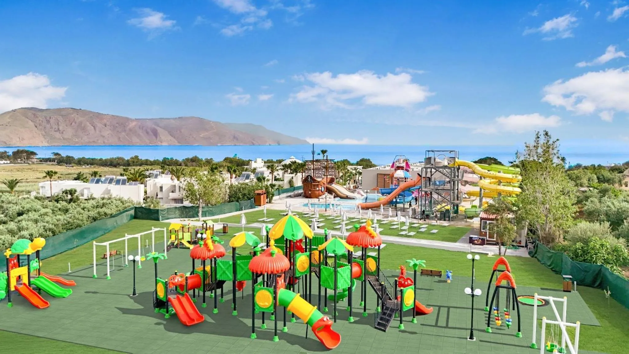 Children play ground in Georgioupolis Resort & Aqua Park