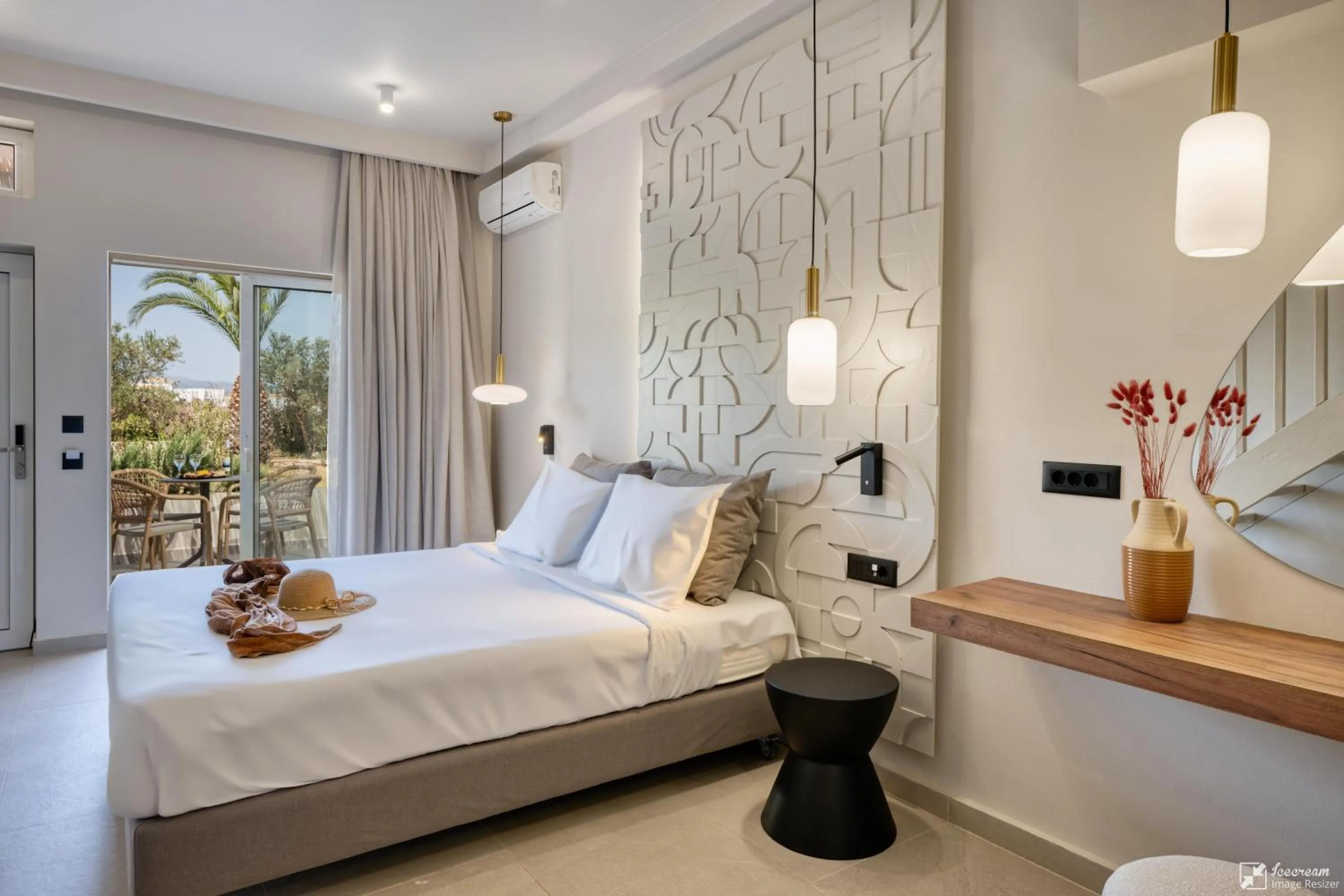 Bedroom, Bed in Georgioupolis Resort & Aqua Park