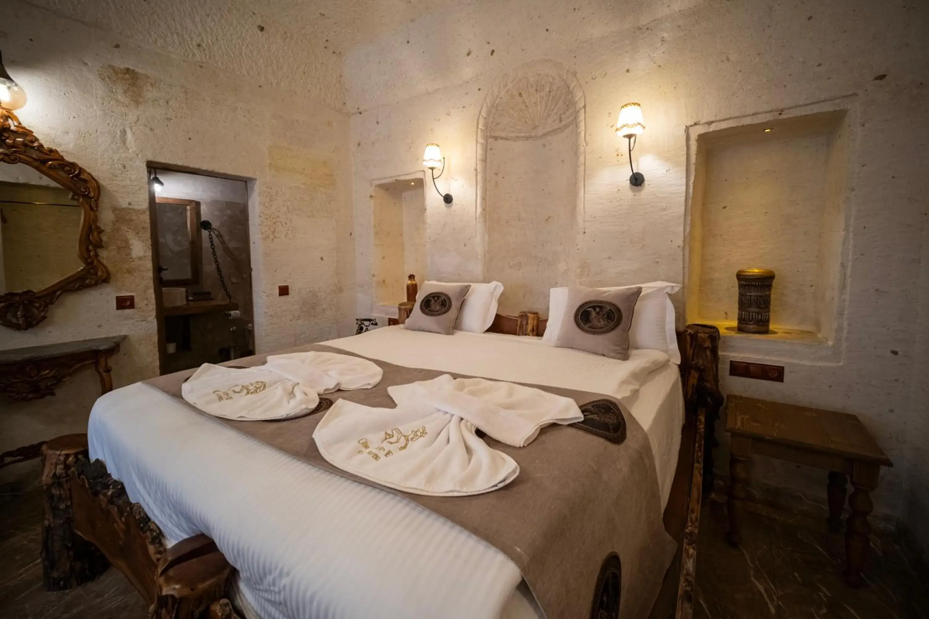 Bed in Urgup Evi Cave Hotel Bed in Urgup Evi Cave Hotel