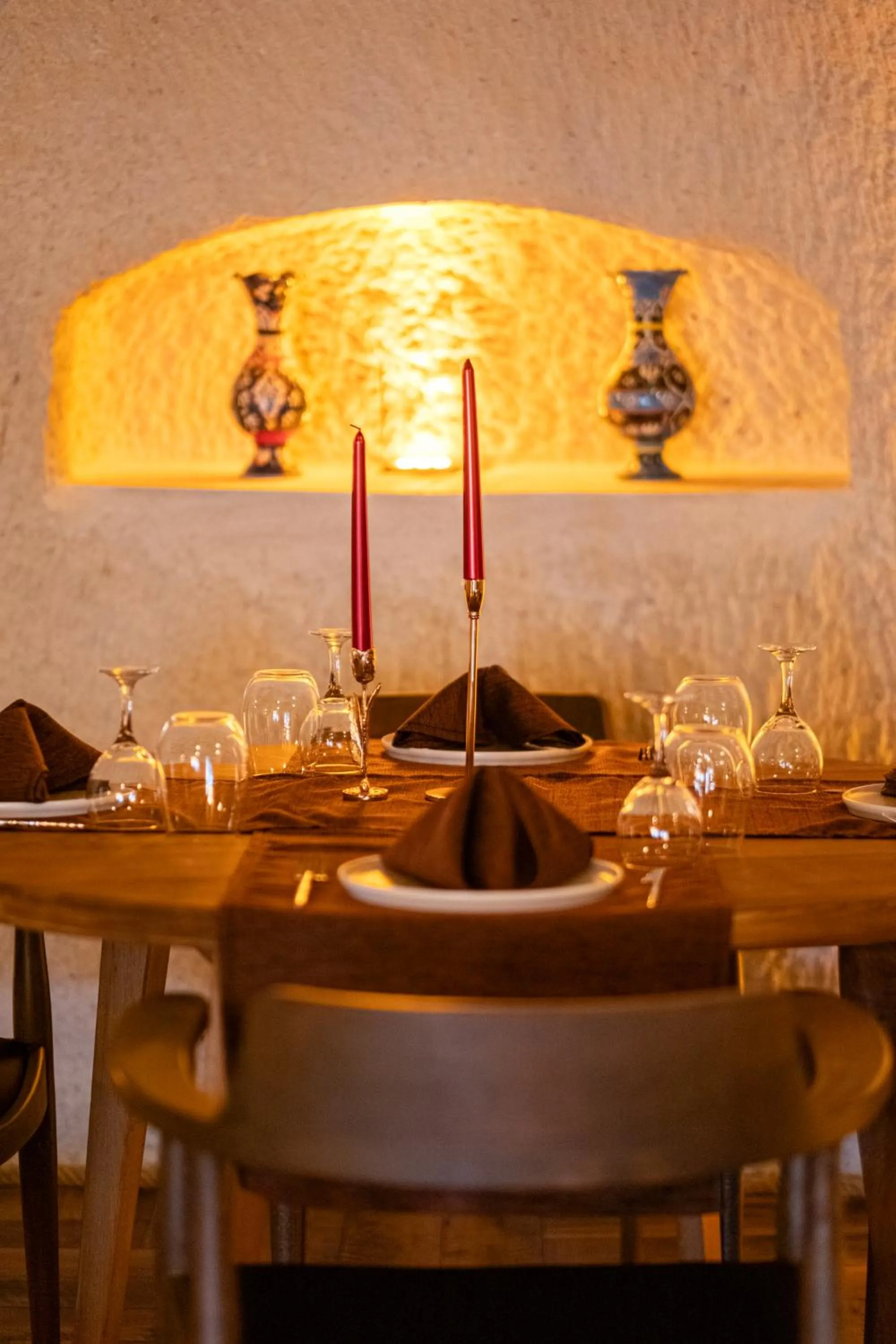 Food and drinks in Urgup Evi Cave Hotel