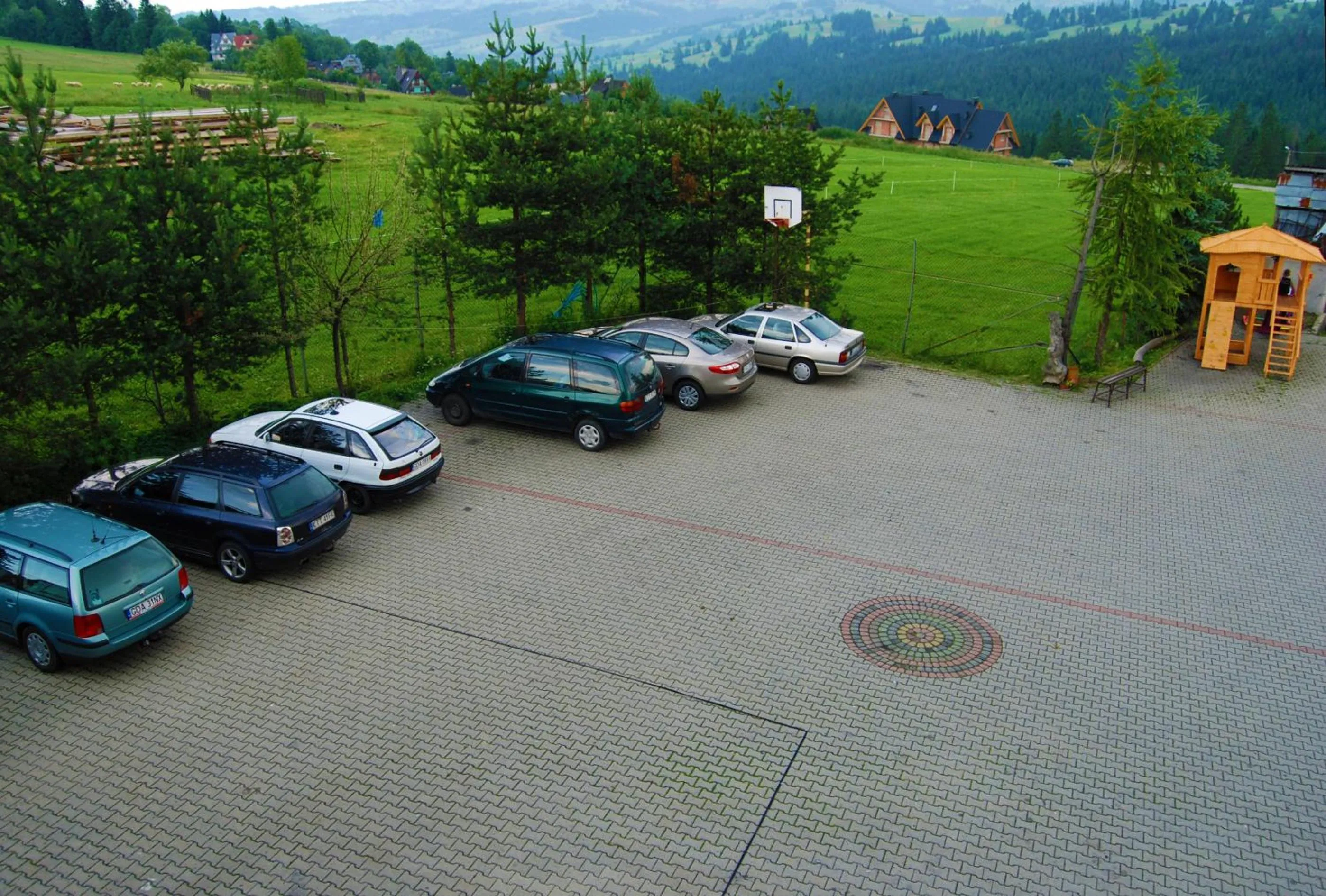 Garden view in "Harnaś" Ząb-Bustryk