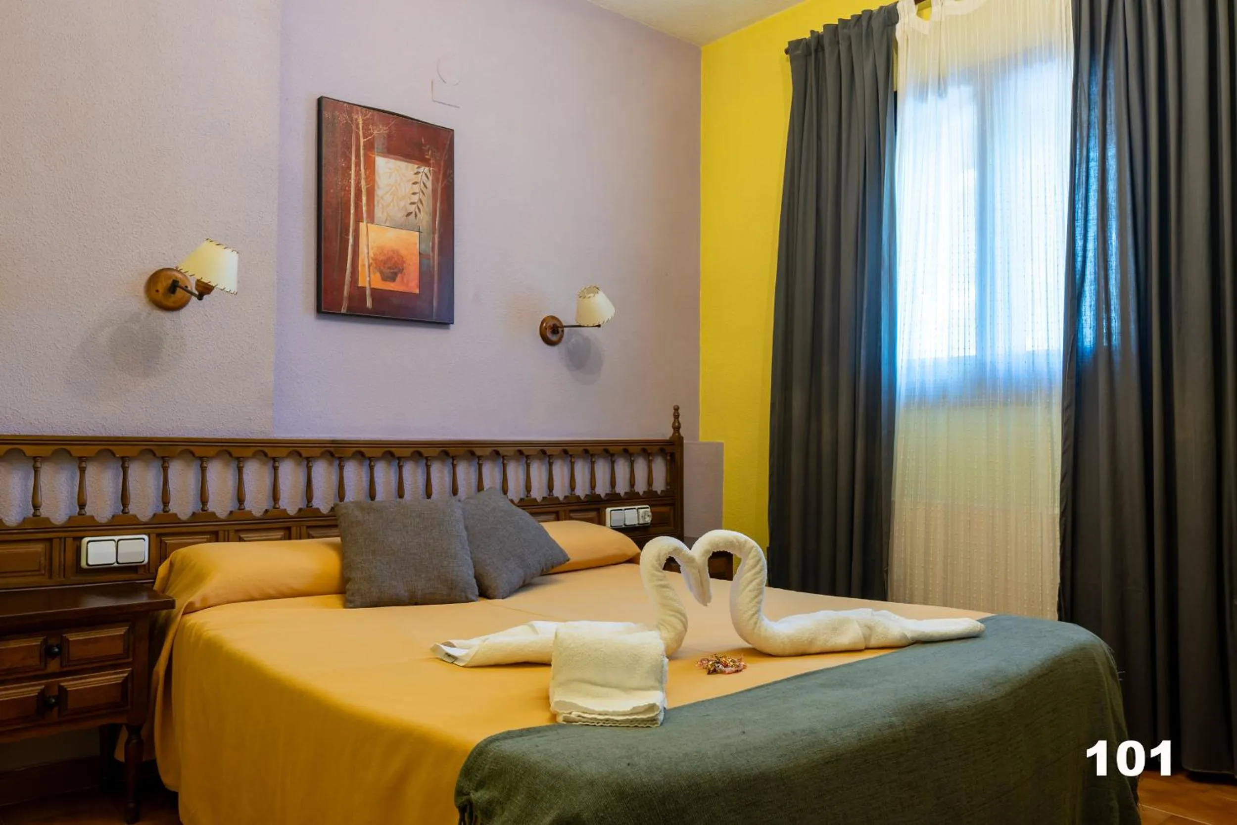 Bed in Hotel Uña Serranía Encantada