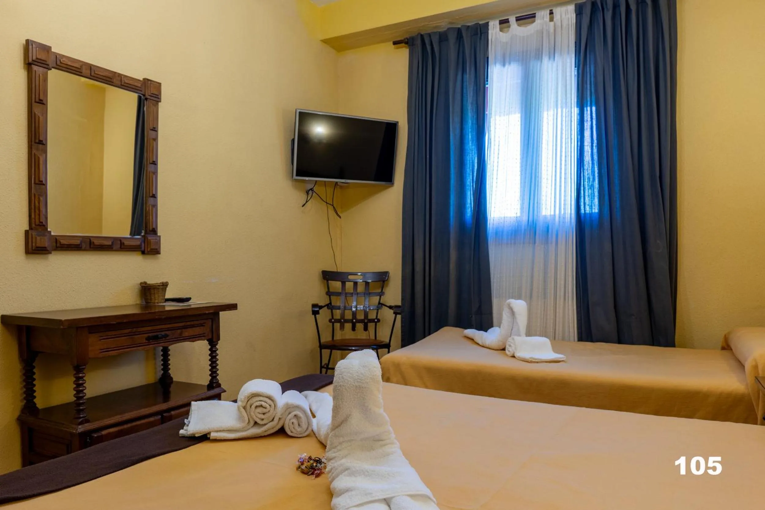 Bed in Hotel Uña Serranía Encantada