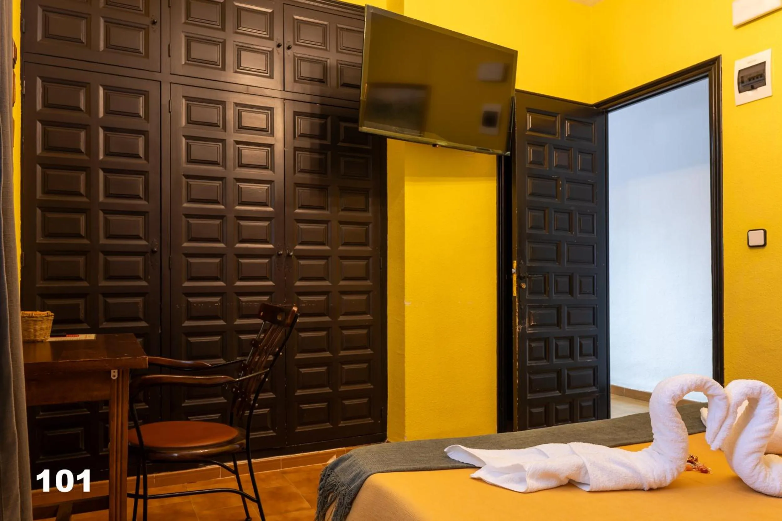 Bed in Hotel Uña Serranía Encantada