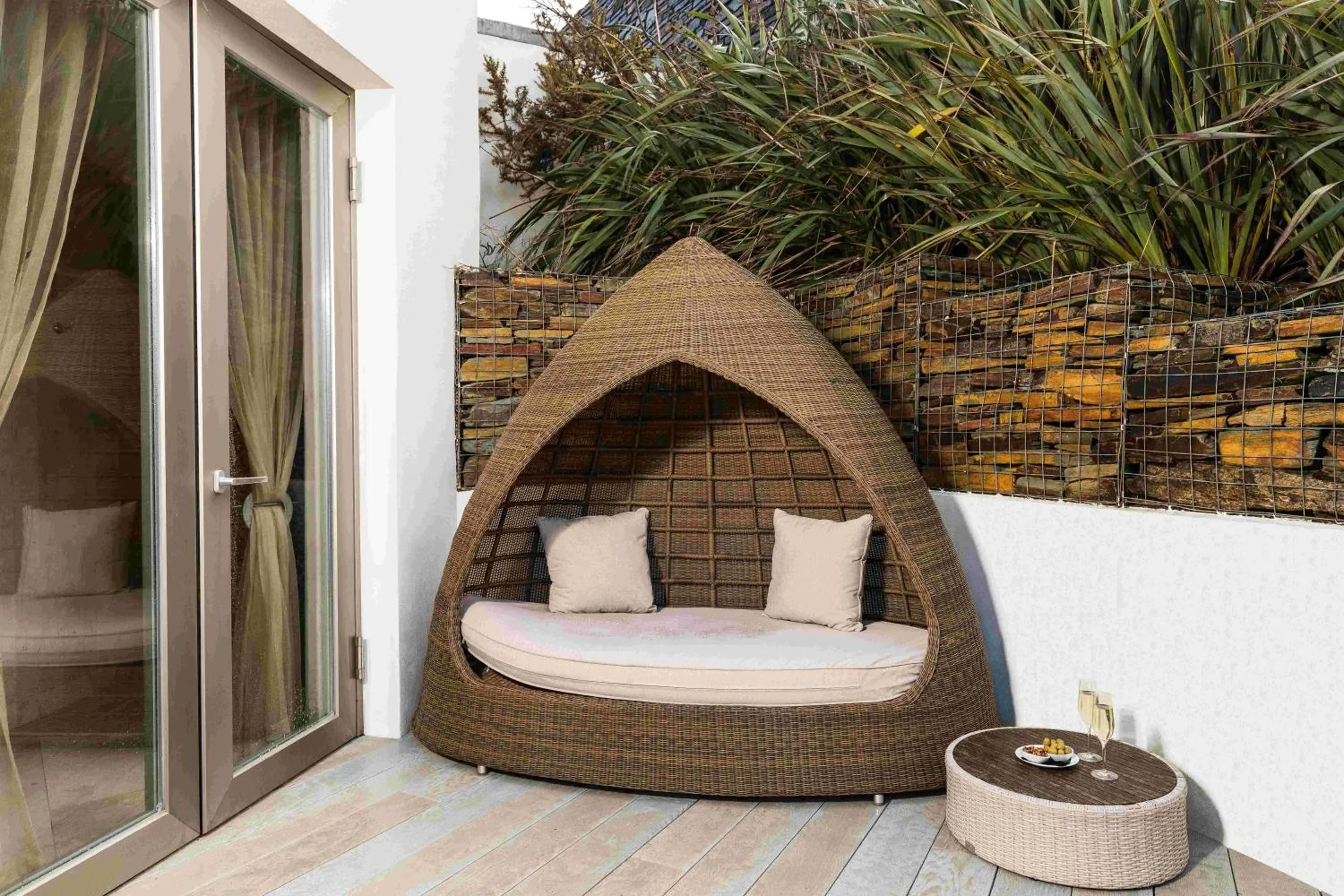 Patio in Scarlet Hotel - Adults Only