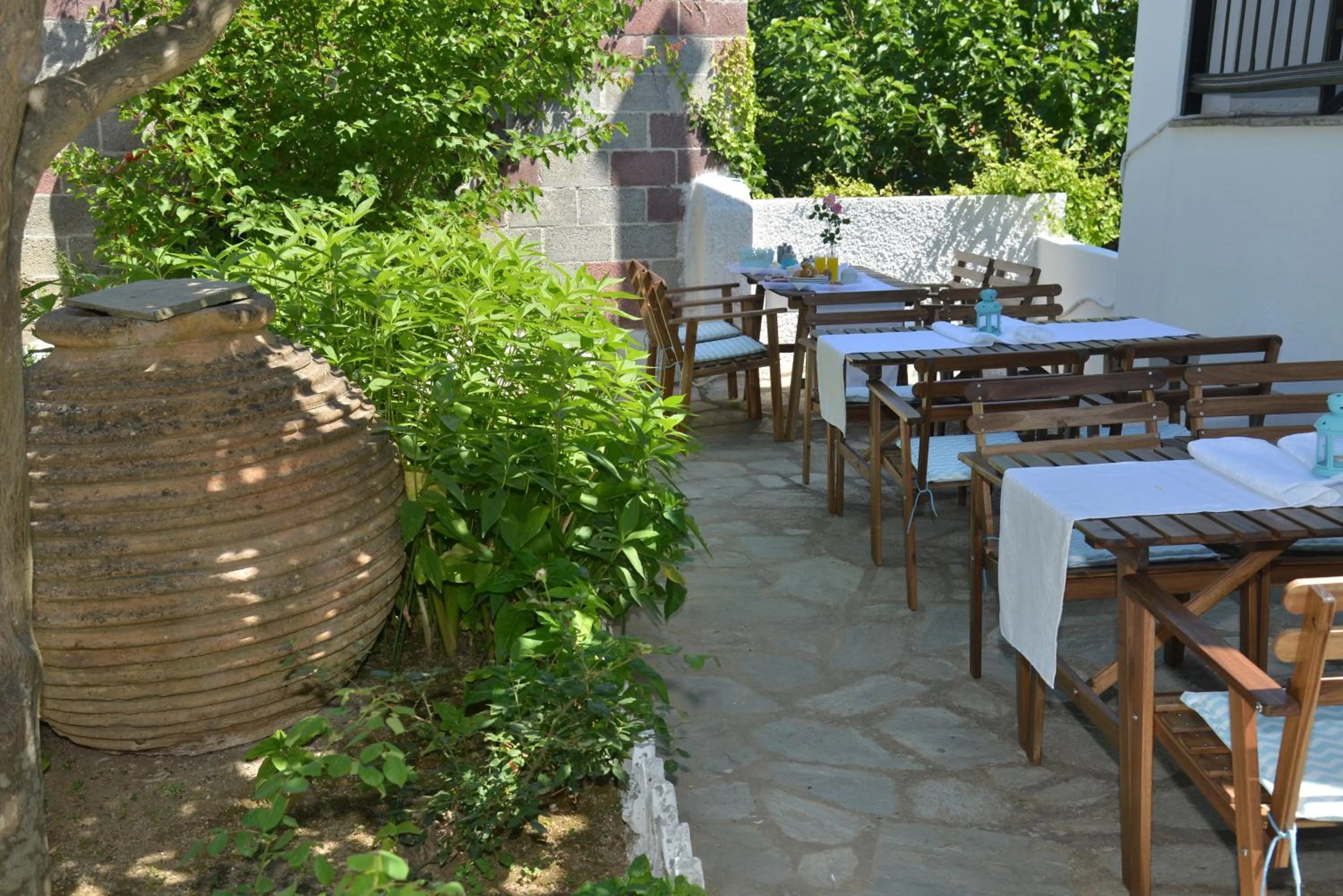 Patio in Hotel Anelli