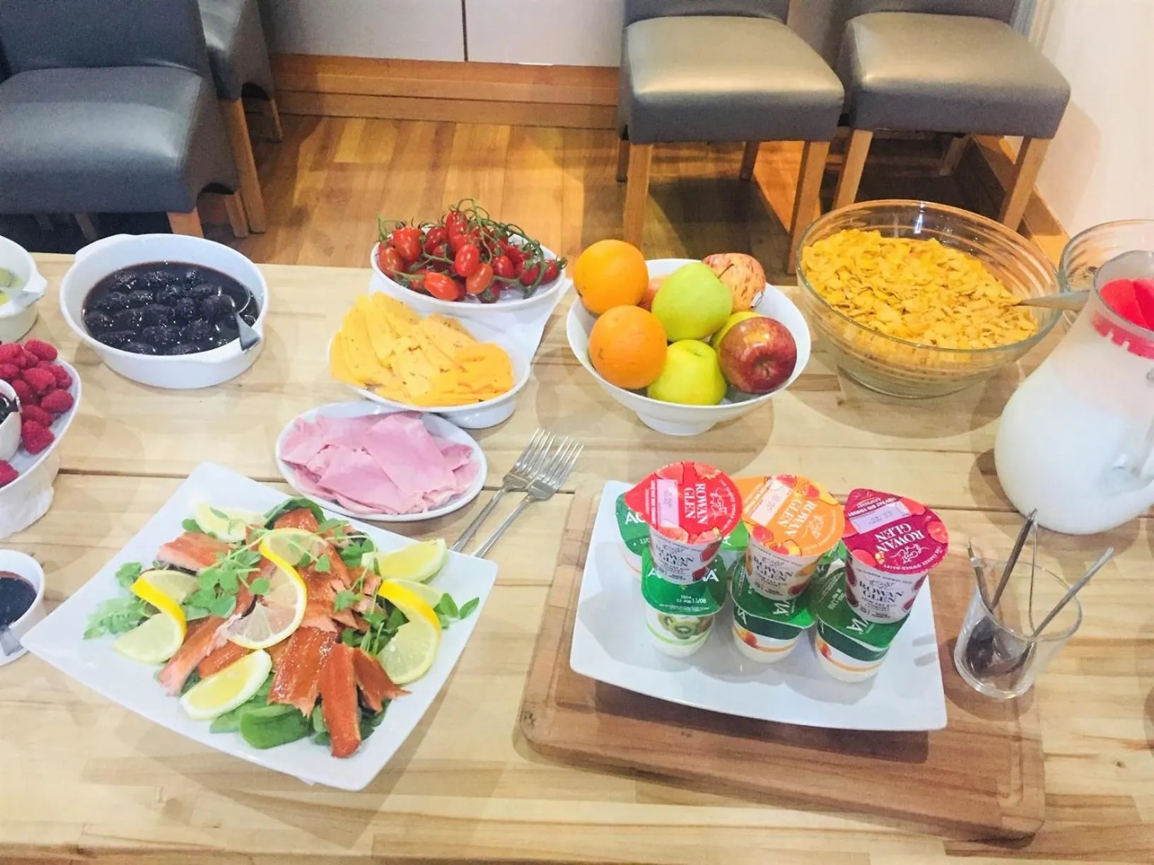 Food close-up in The Waterfront