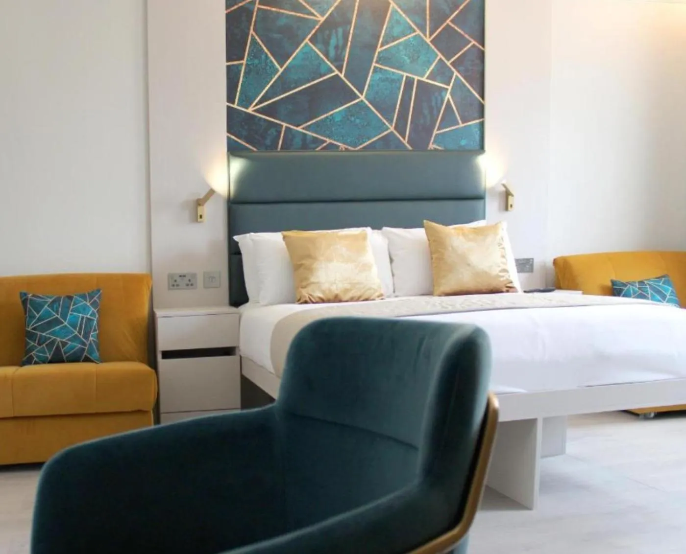 Bedroom, Bed in NOX West Hampstead