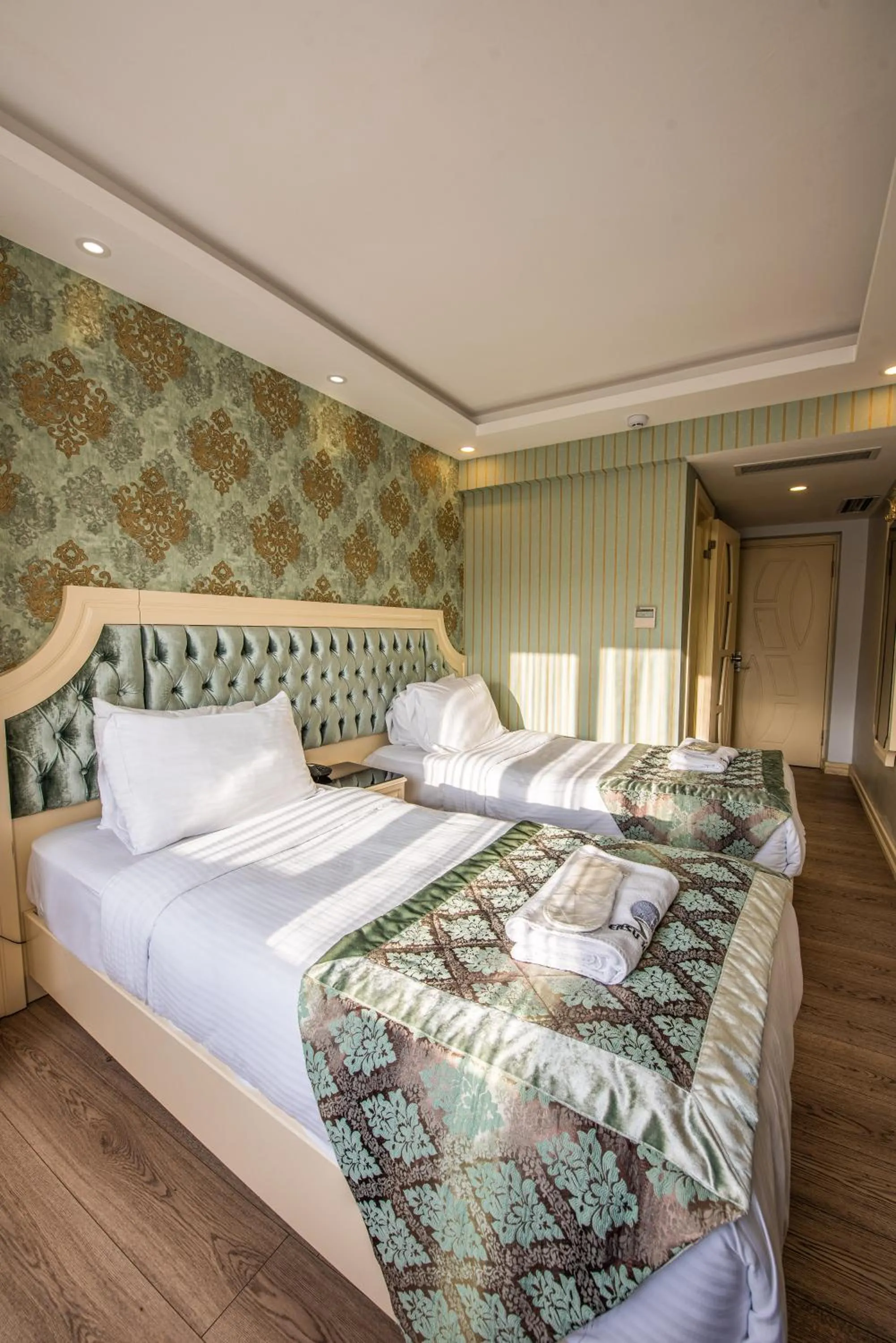 Bed in Sirkeci Ersu Hotel & SPA