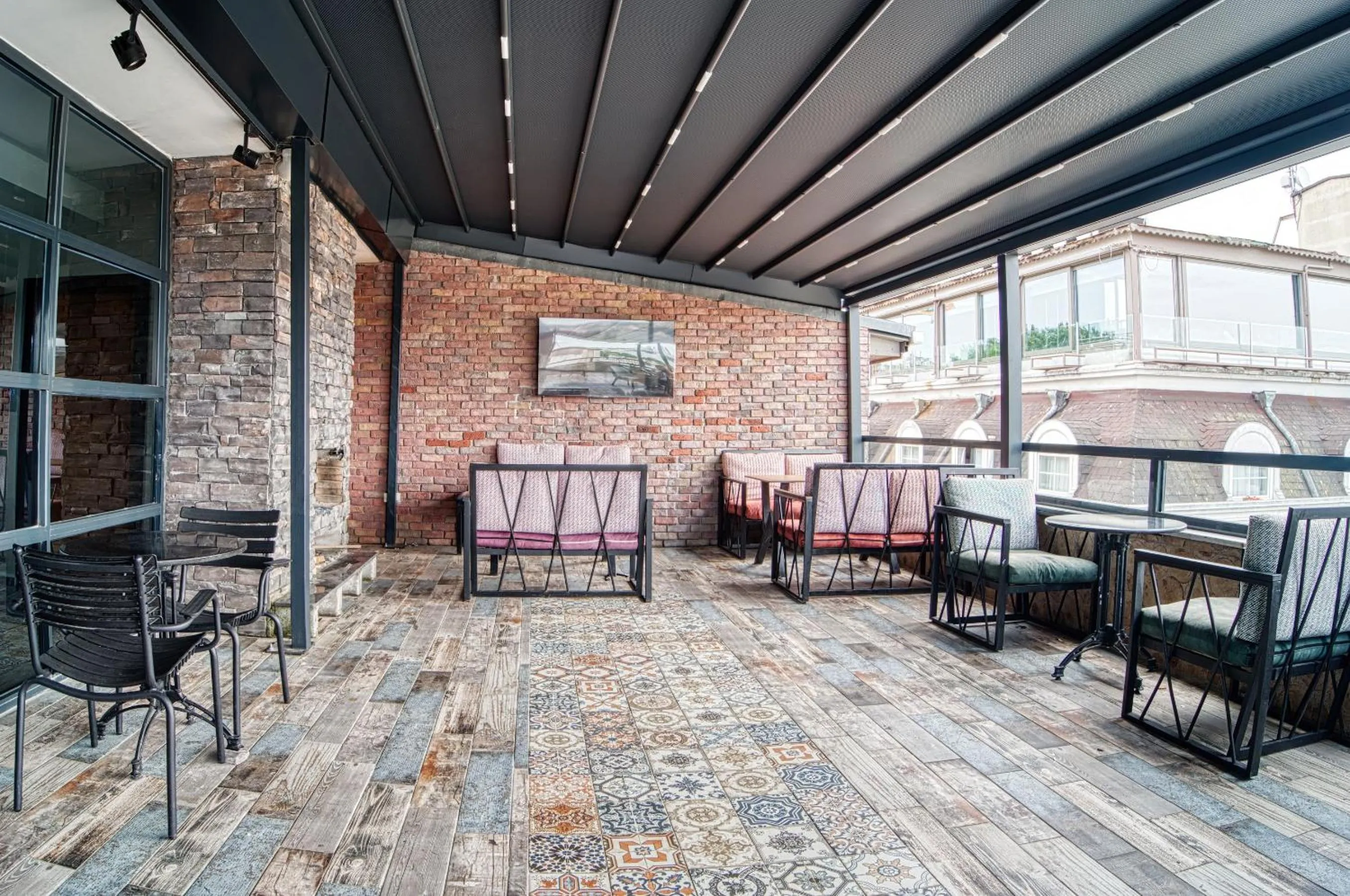 Patio in Sirkeci Ersu Hotel & SPA