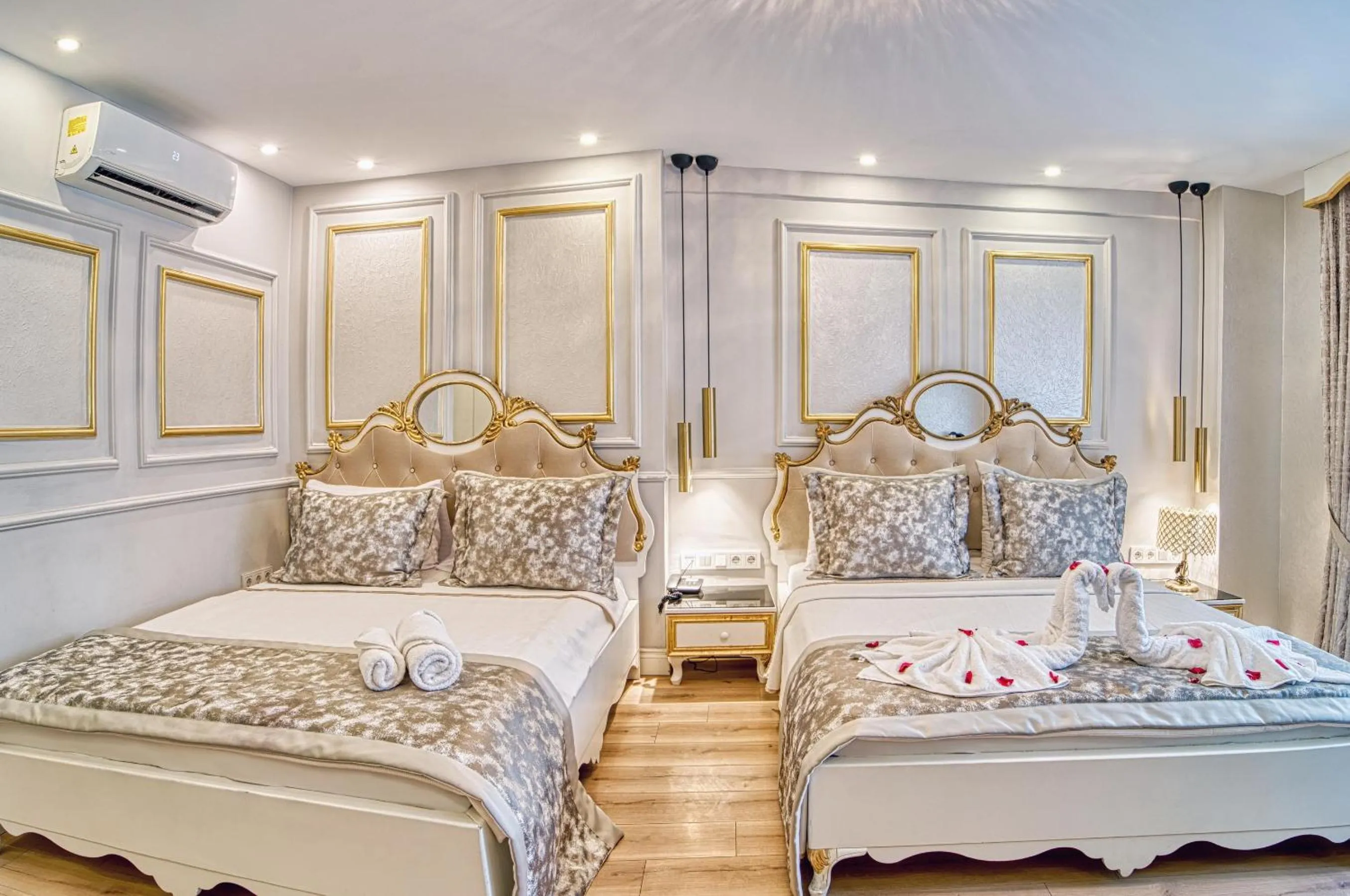 Bed in Sirkeci Ersu Hotel & SPA