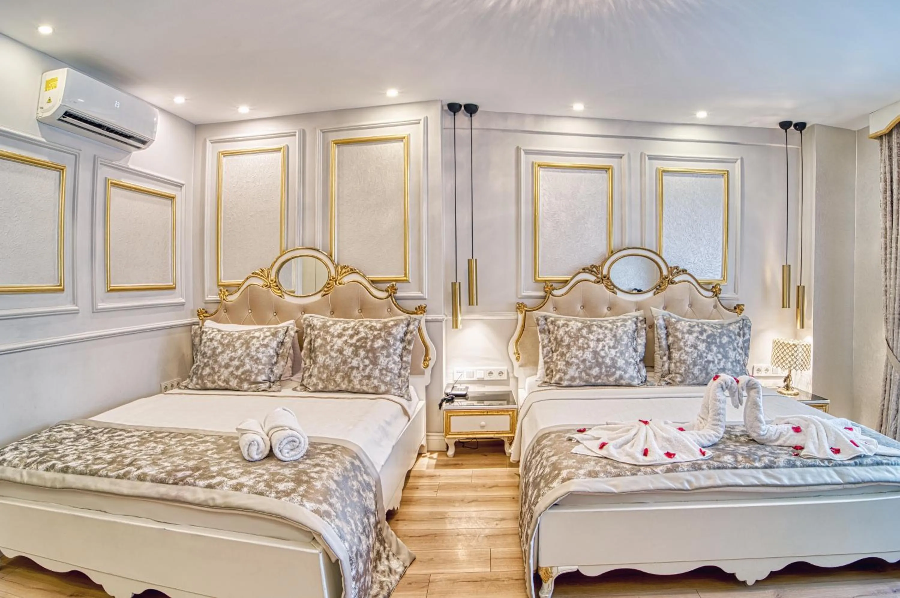 Bed in Sirkeci Ersu Hotel & SPA