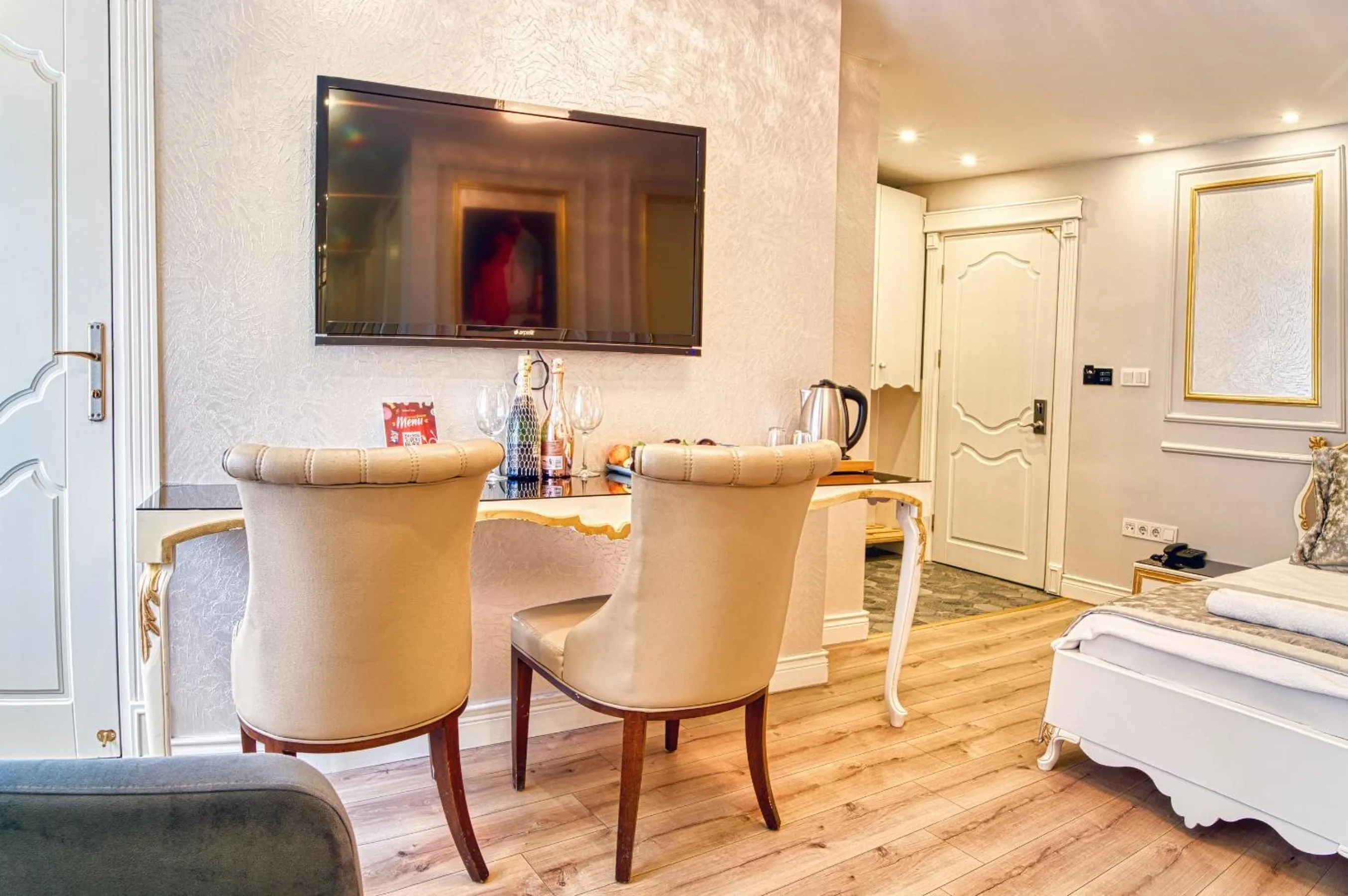 Bed in Sirkeci Ersu Hotel & SPA