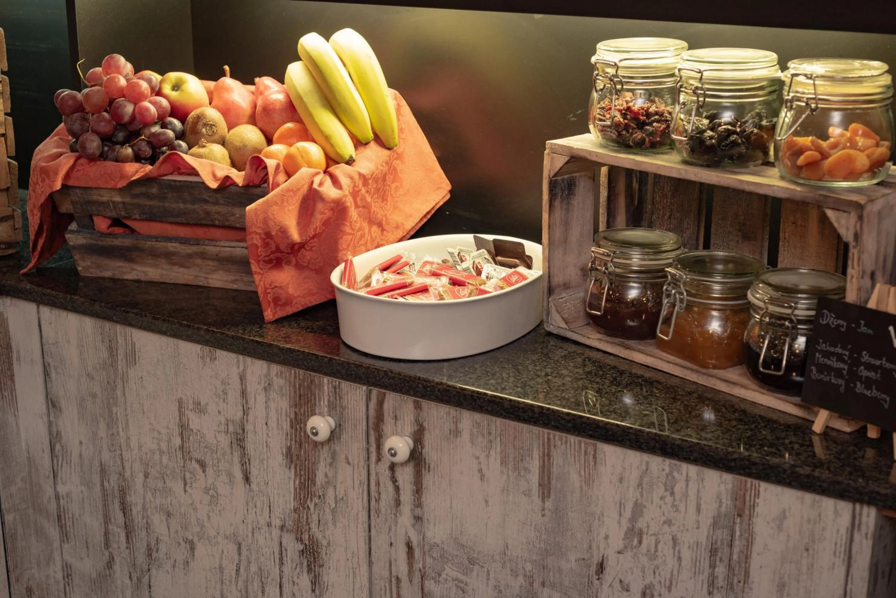 Food close-up in Hotel Chvalská Tvrz