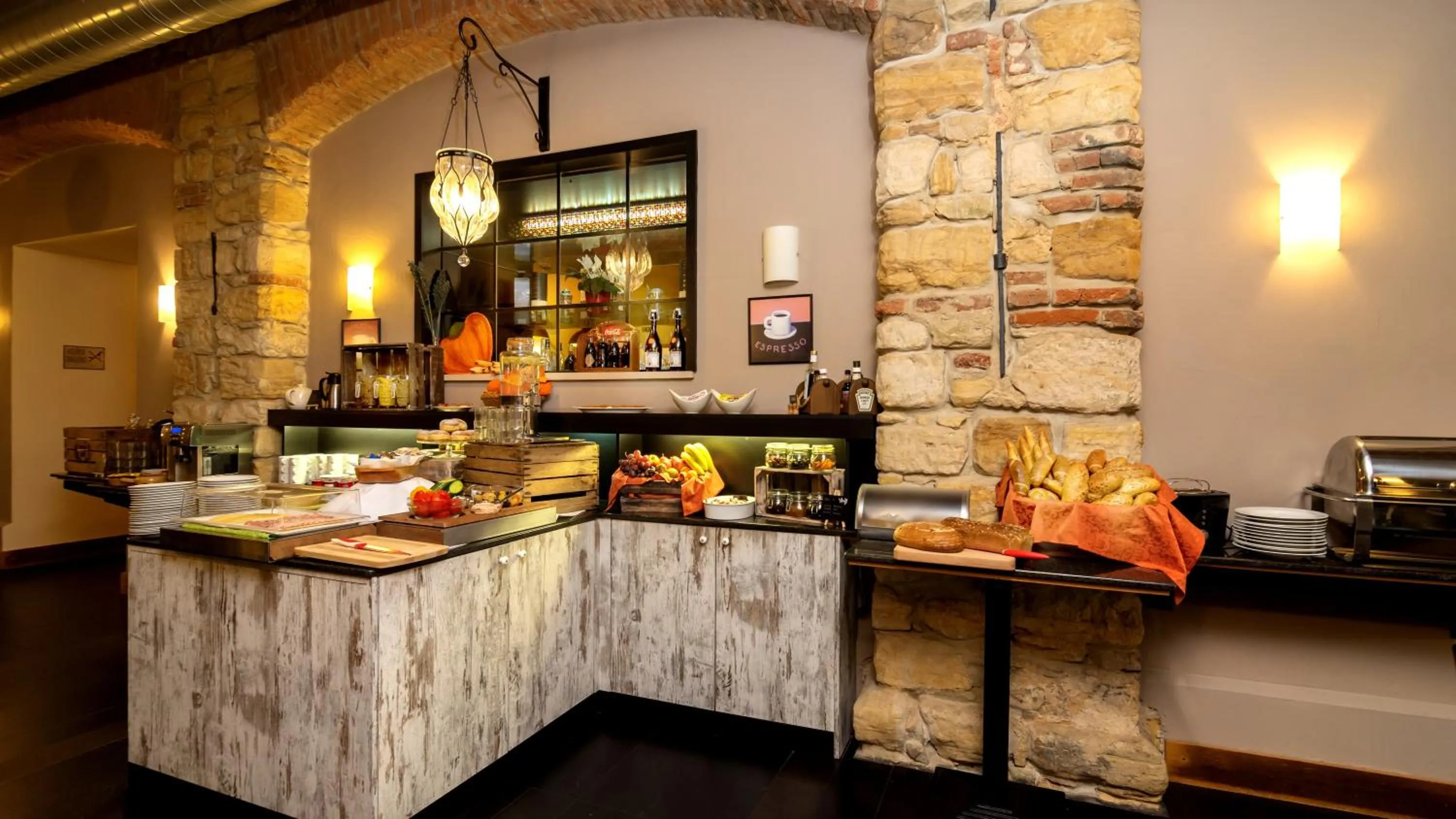 Kitchen or kitchenette in Hotel Chvalská Tvrz