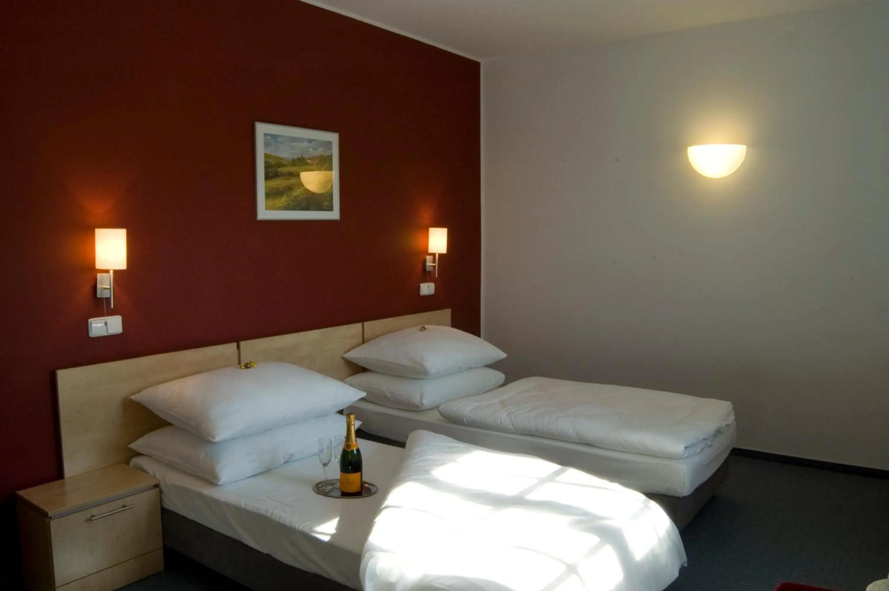 Photo of the whole room, Bed in Hotel Chvalská Tvrz