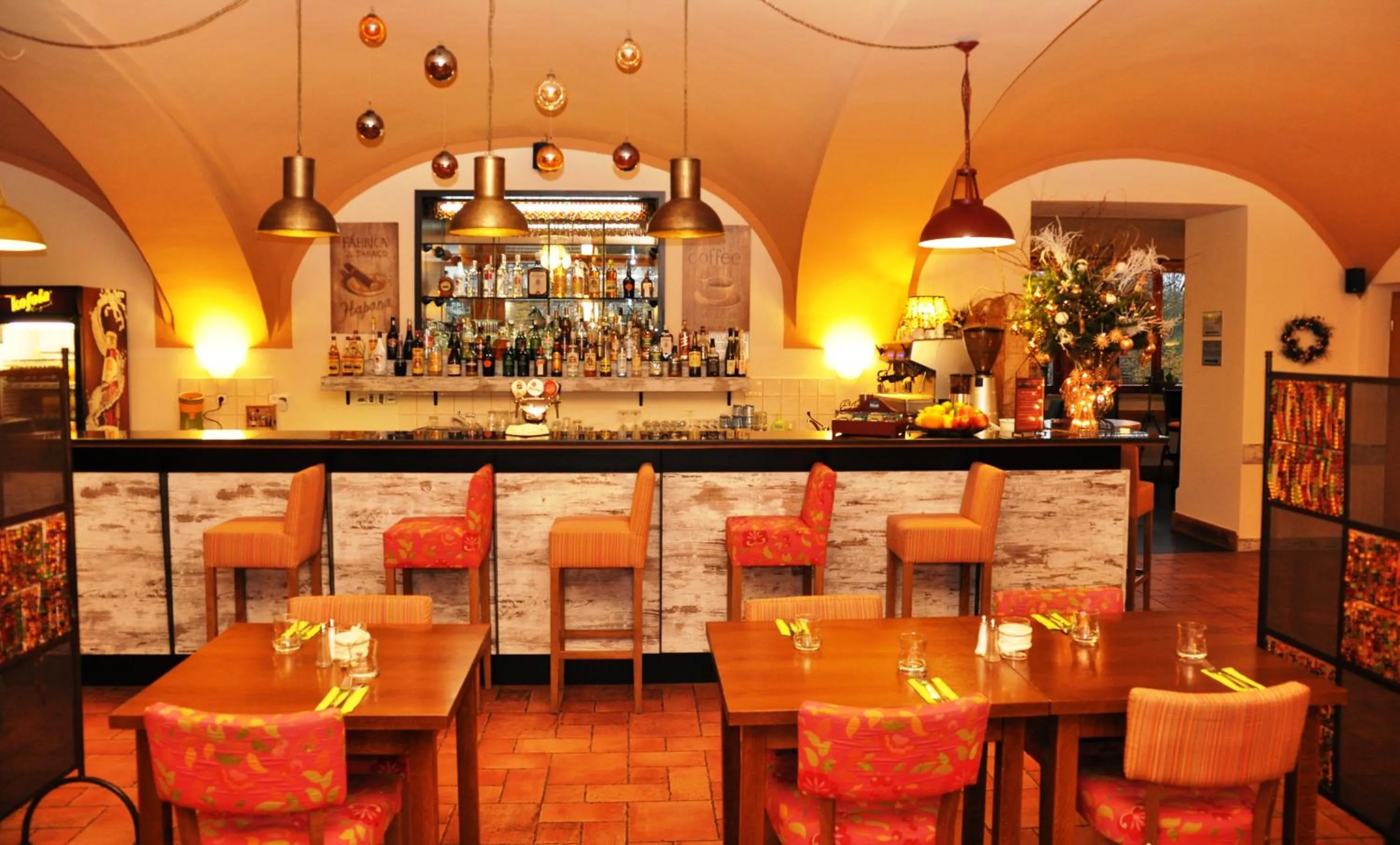 Lounge or bar in Hotel Chvalská Tvrz