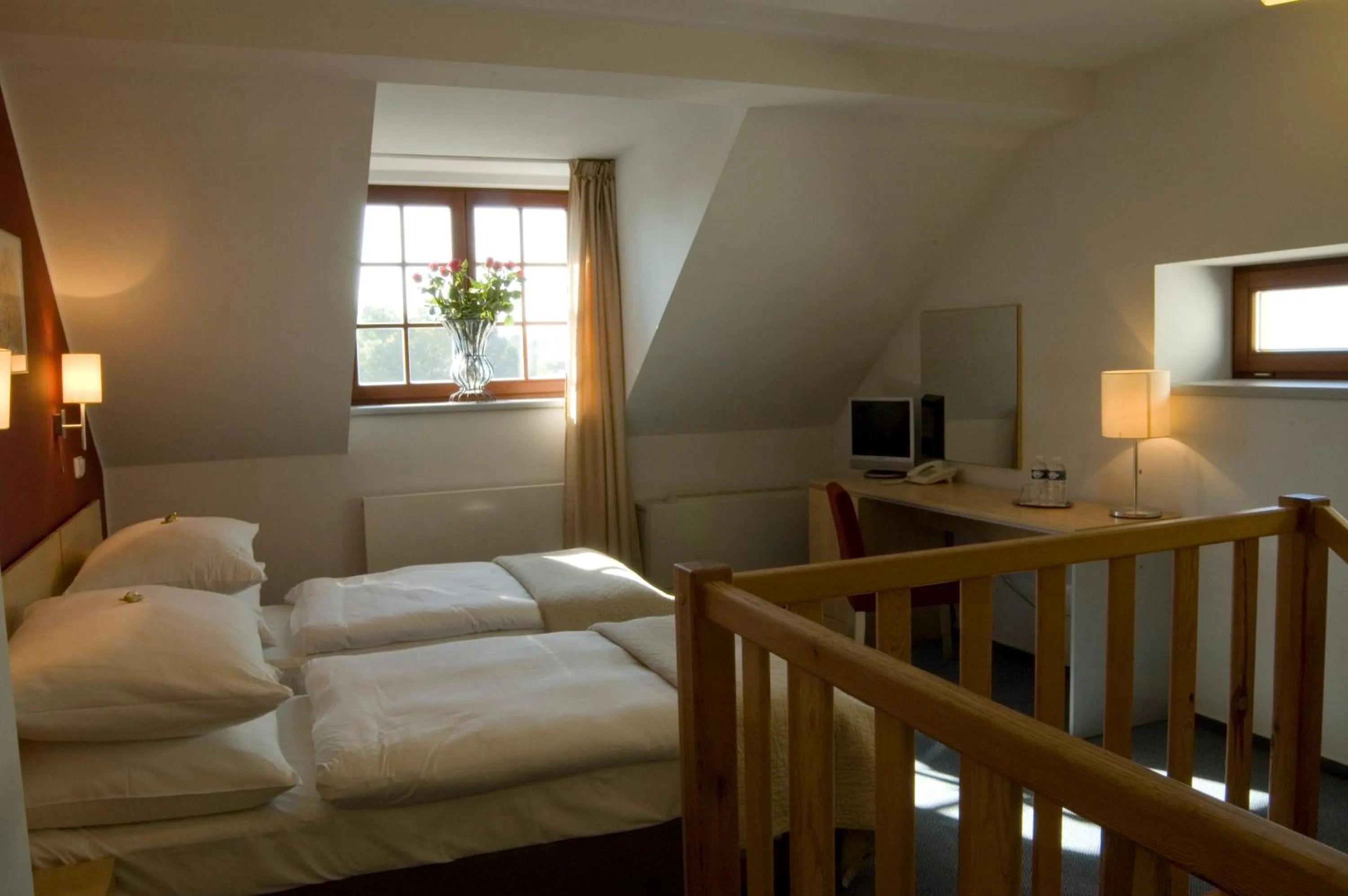 Photo of the whole room, Bed in Hotel Chvalská Tvrz