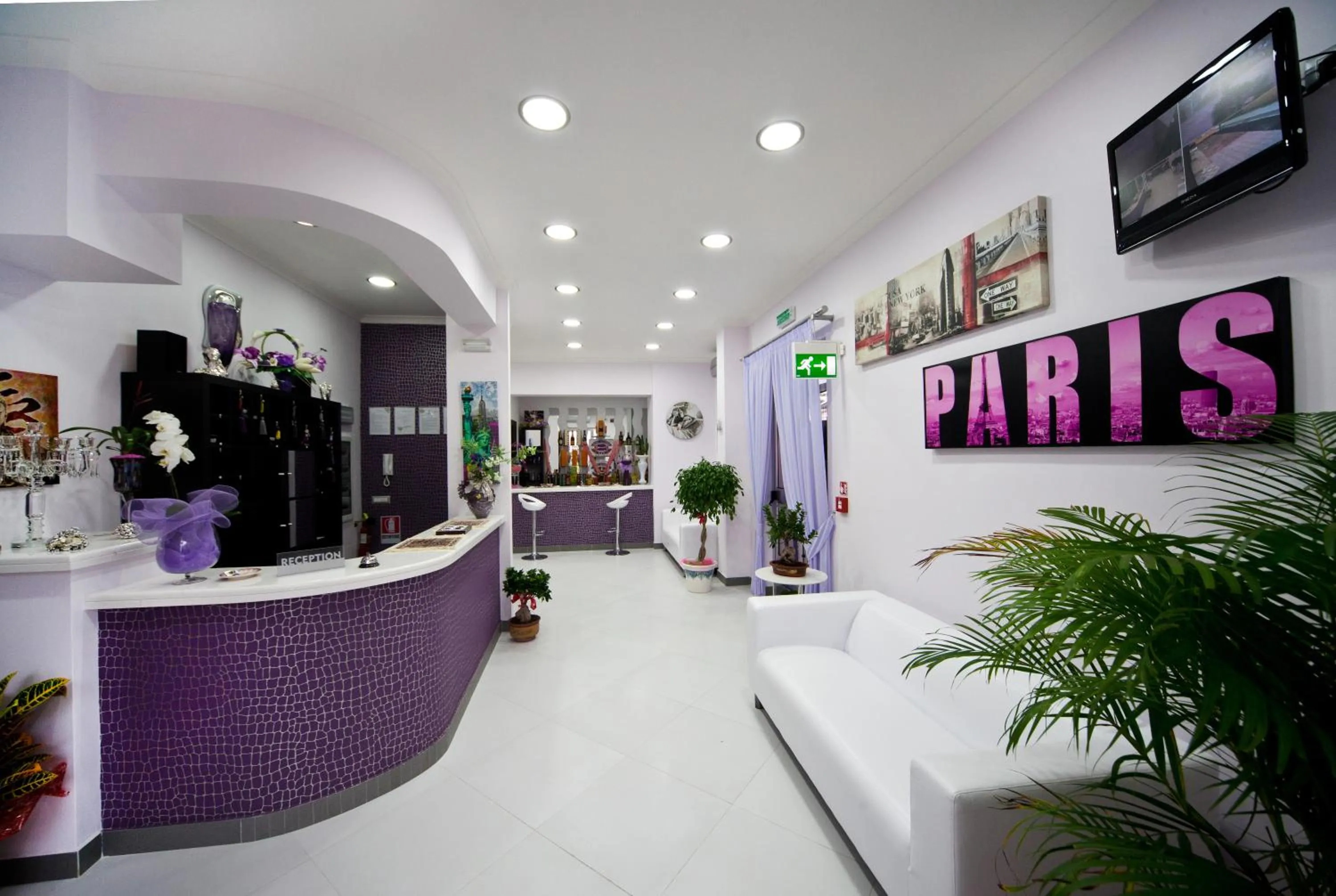 Lobby or reception in Hotel Glamour