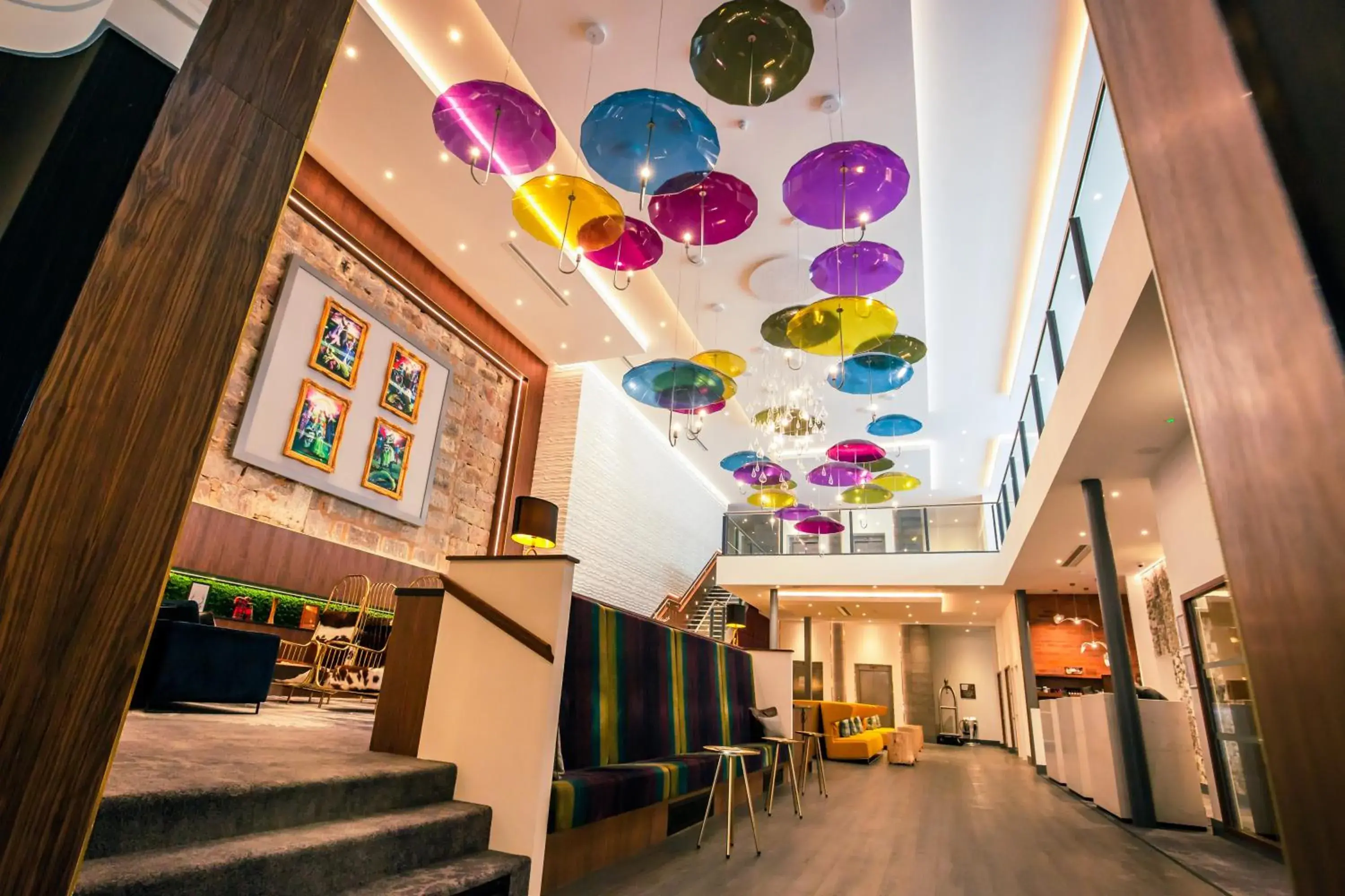 Lobby or reception in Sandman Signature Aberdeen Hotel & Spa Lobby or reception in Sandman Signature Aberdeen Hotel & Spa