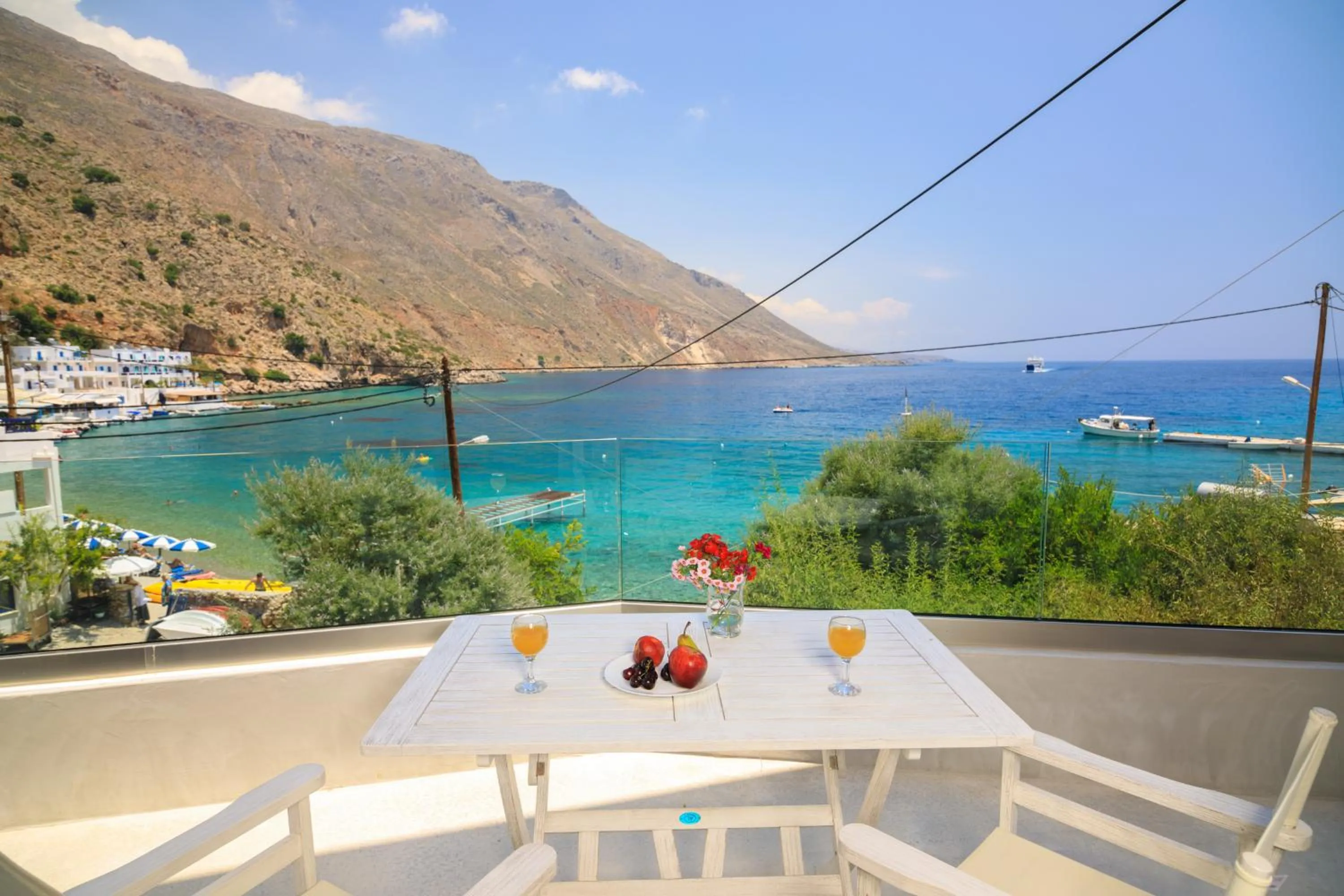 Balcony/Terrace in Molos Apartments