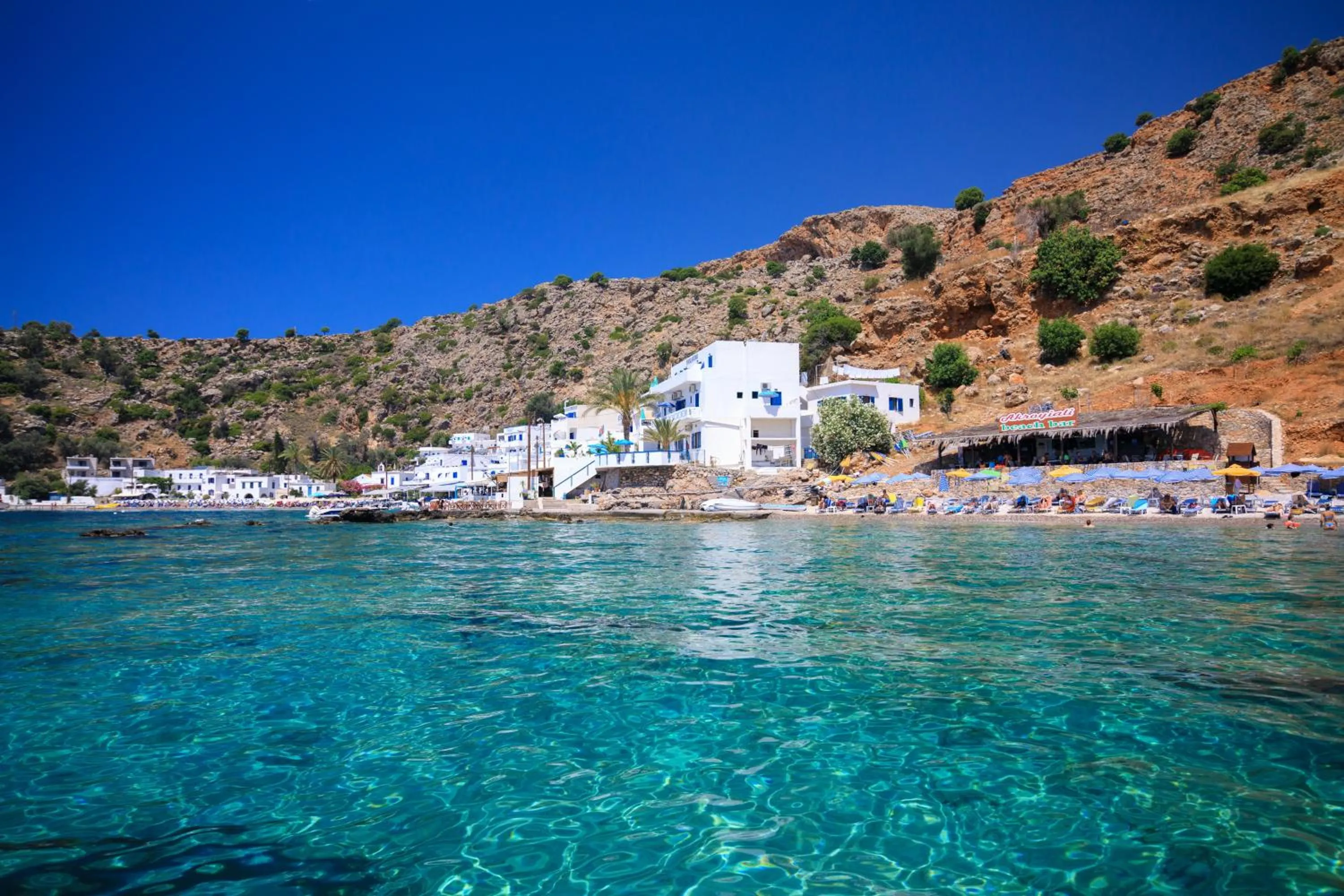 Beach in Molos Apartments