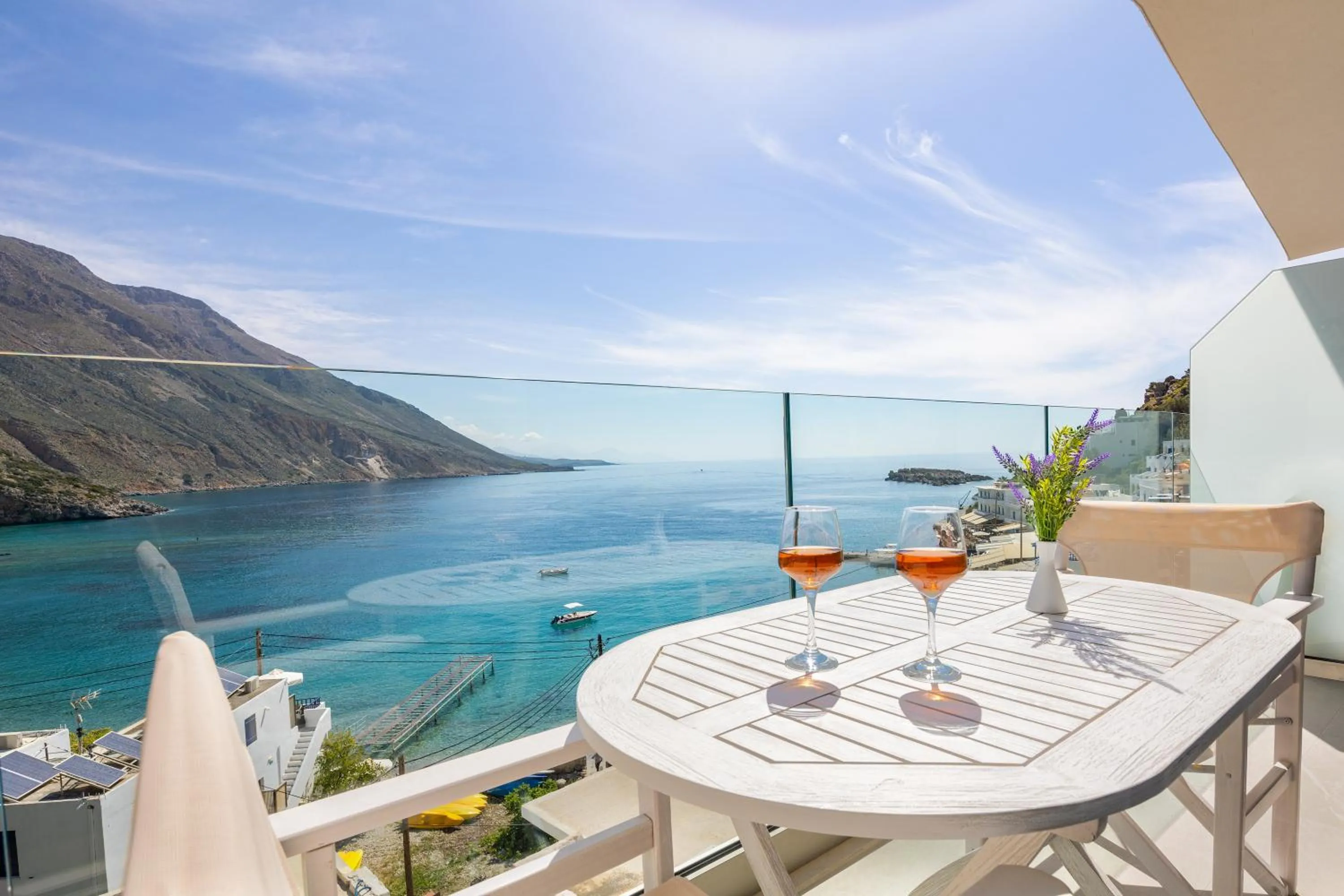 Natural landscape in Molos Apartments