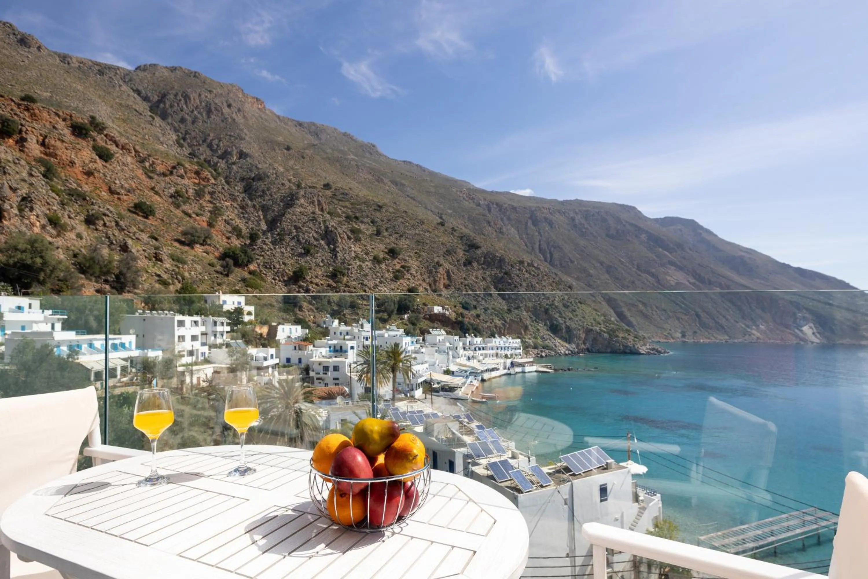 Natural landscape in Molos Apartments