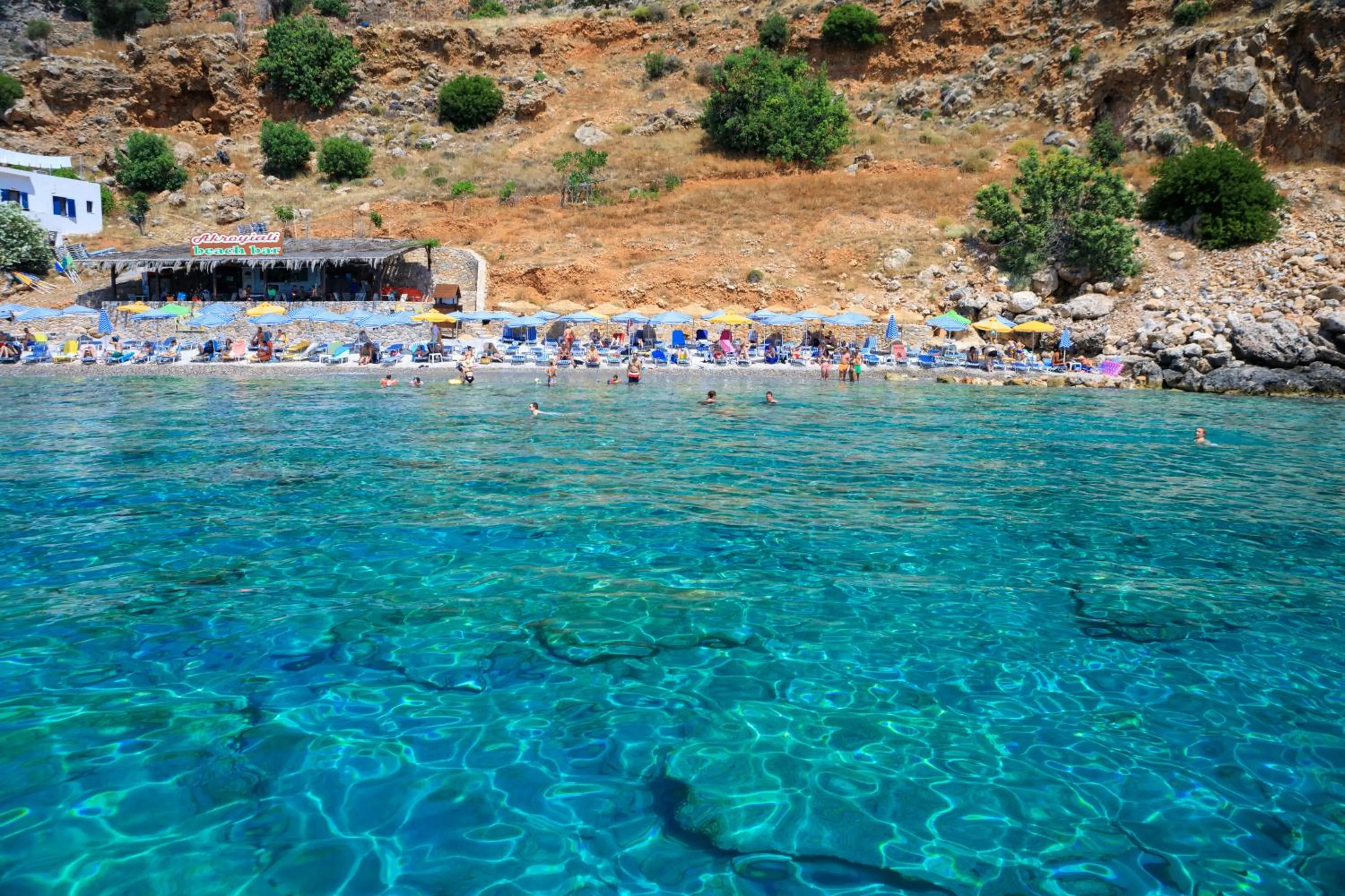 Beach in Molos Apartments