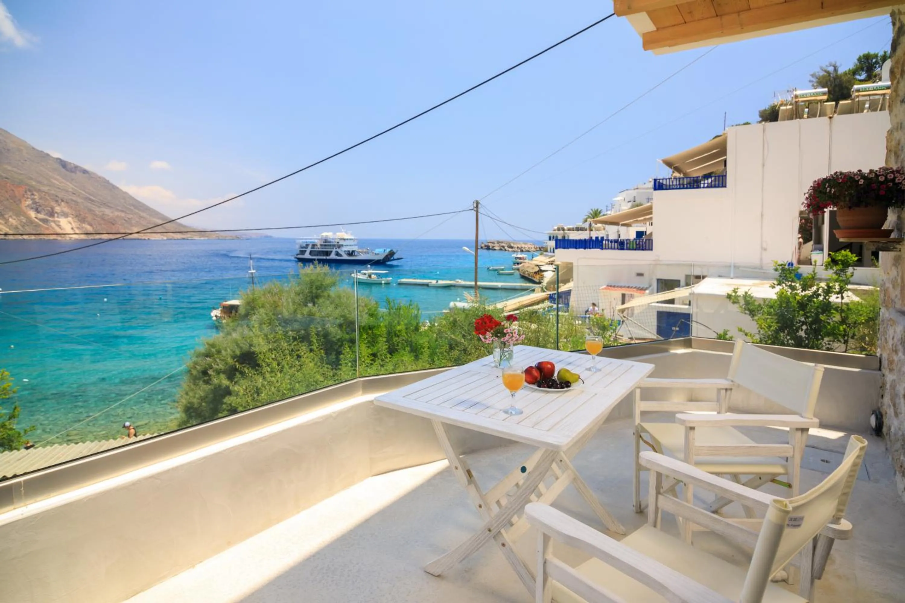 Balcony/Terrace in Molos Apartments