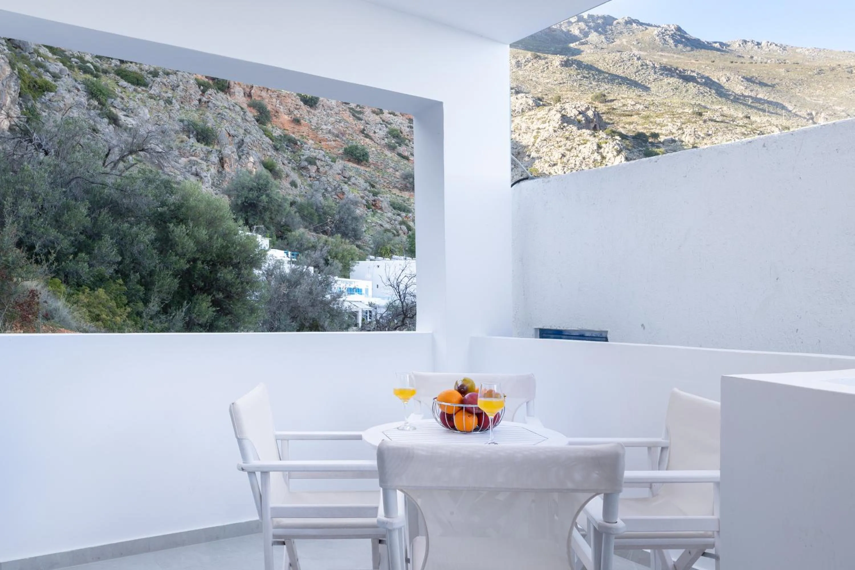 Natural landscape in Molos Apartments