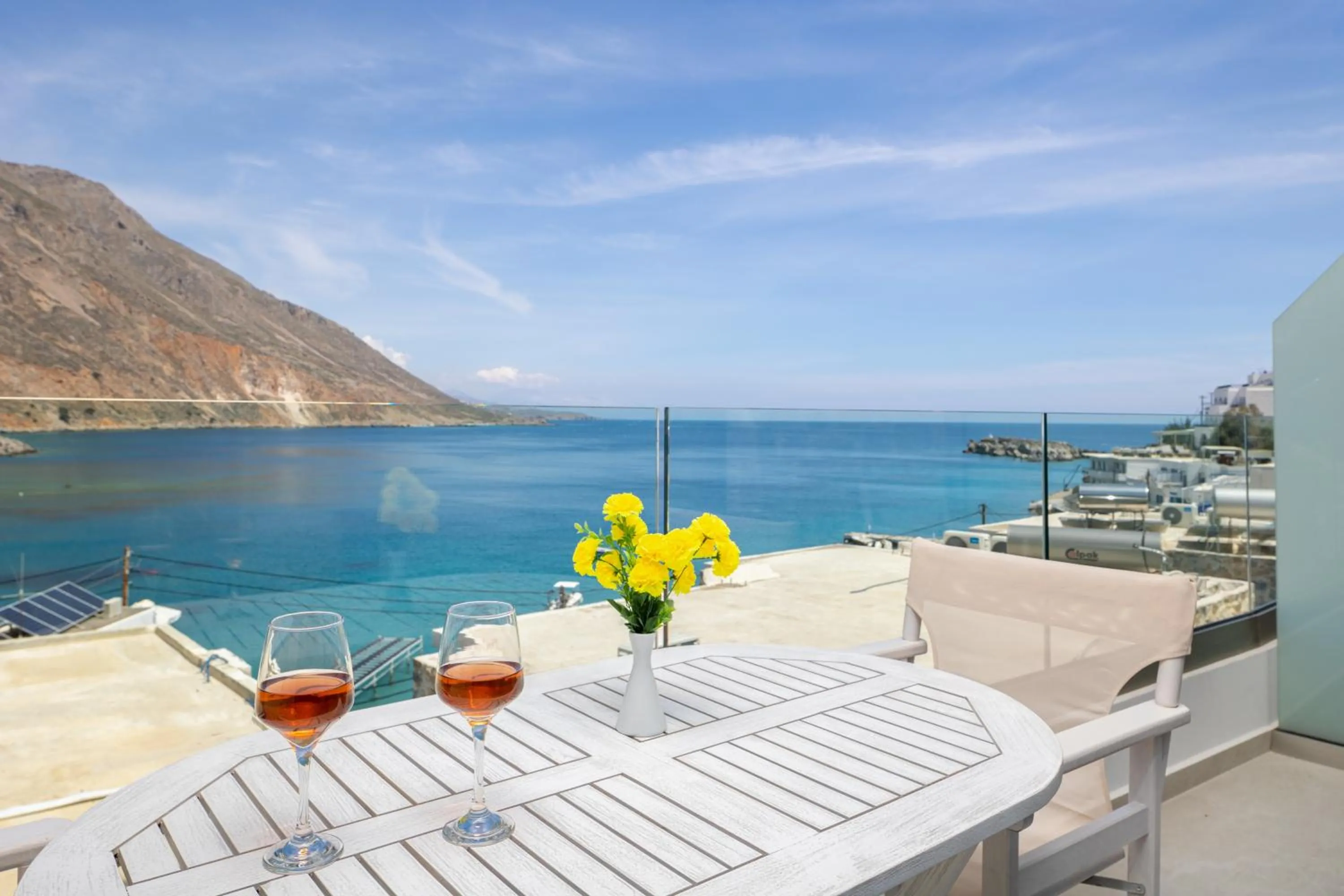 Balcony/Terrace in Molos Apartments