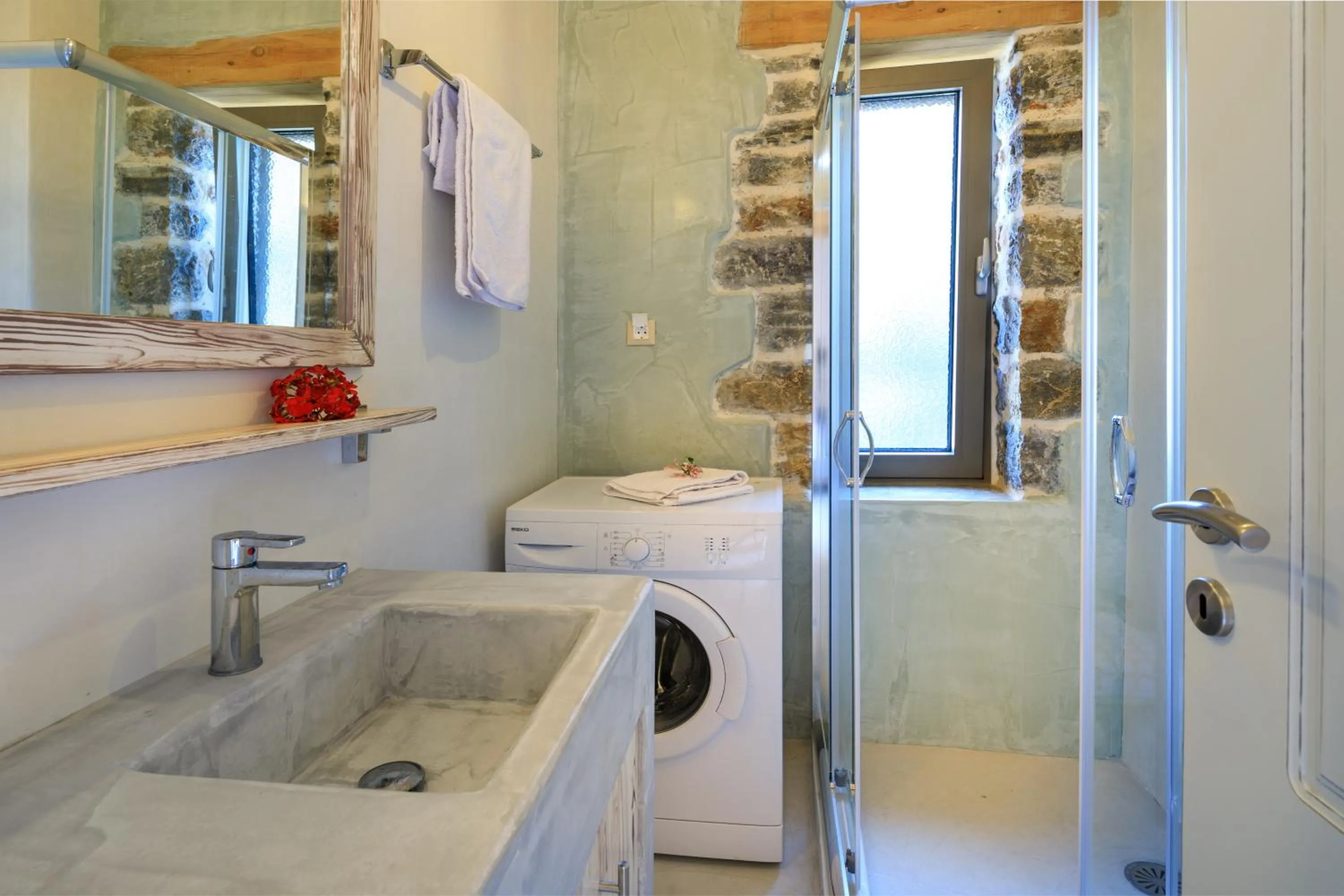 Bathroom in Molos Apartments