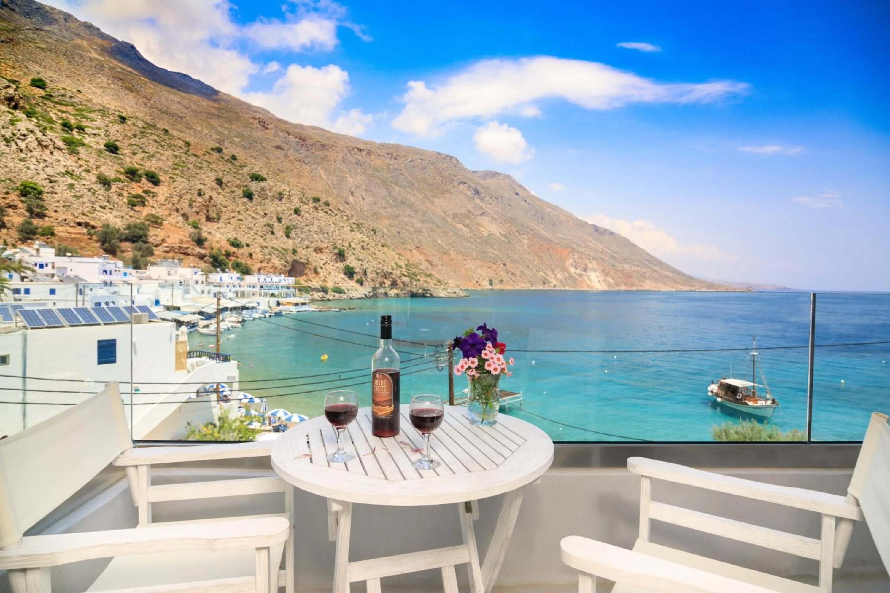 Balcony/Terrace in Molos Apartments