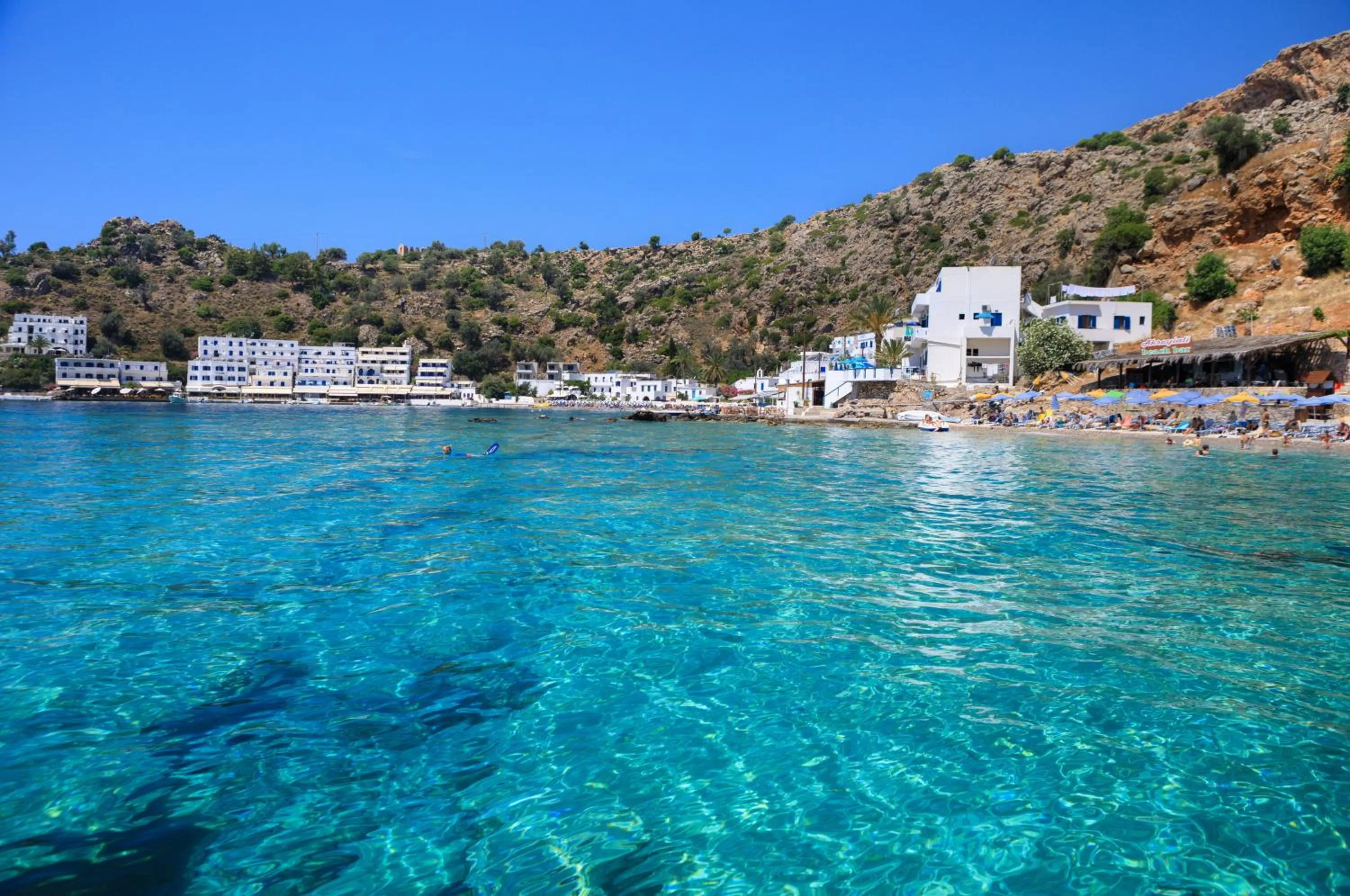 Beach in Molos Apartments
