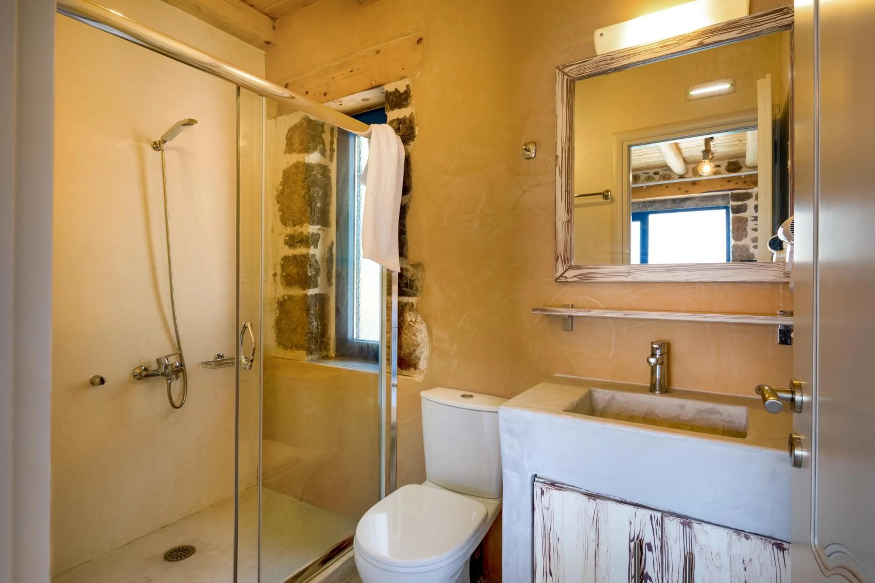 Bathroom in Molos Apartments