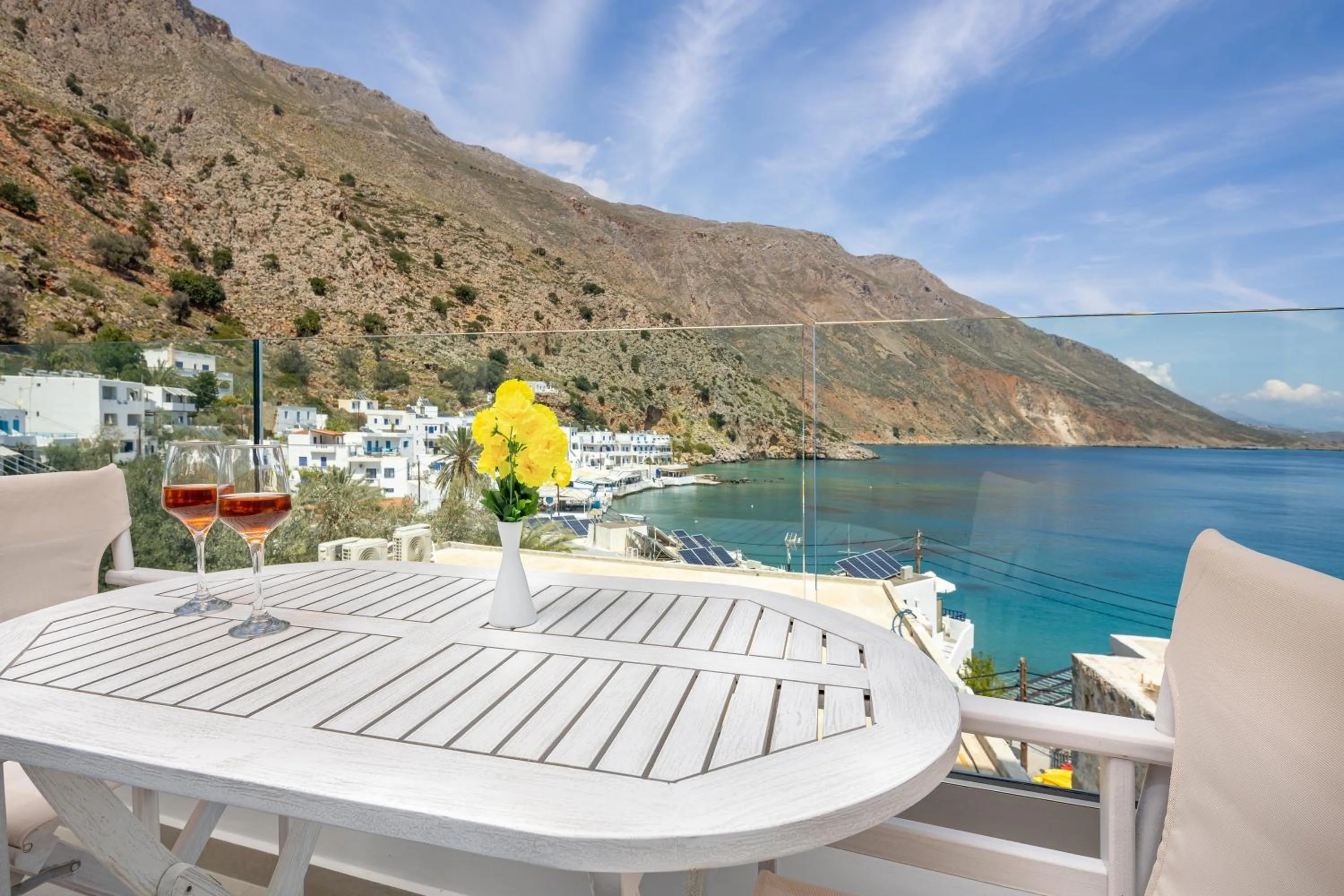 Natural landscape in Molos Apartments