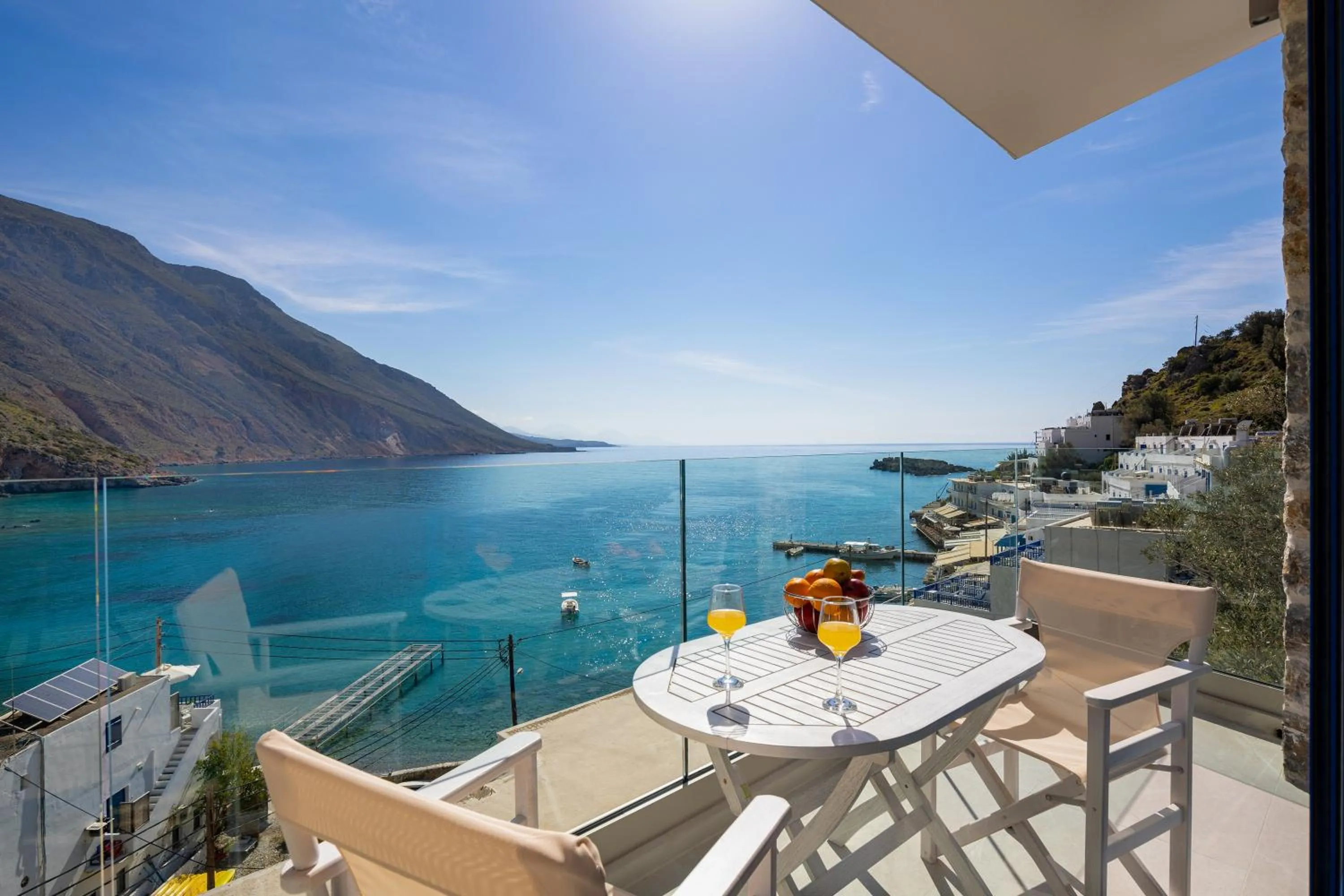 Natural landscape in Molos Apartments