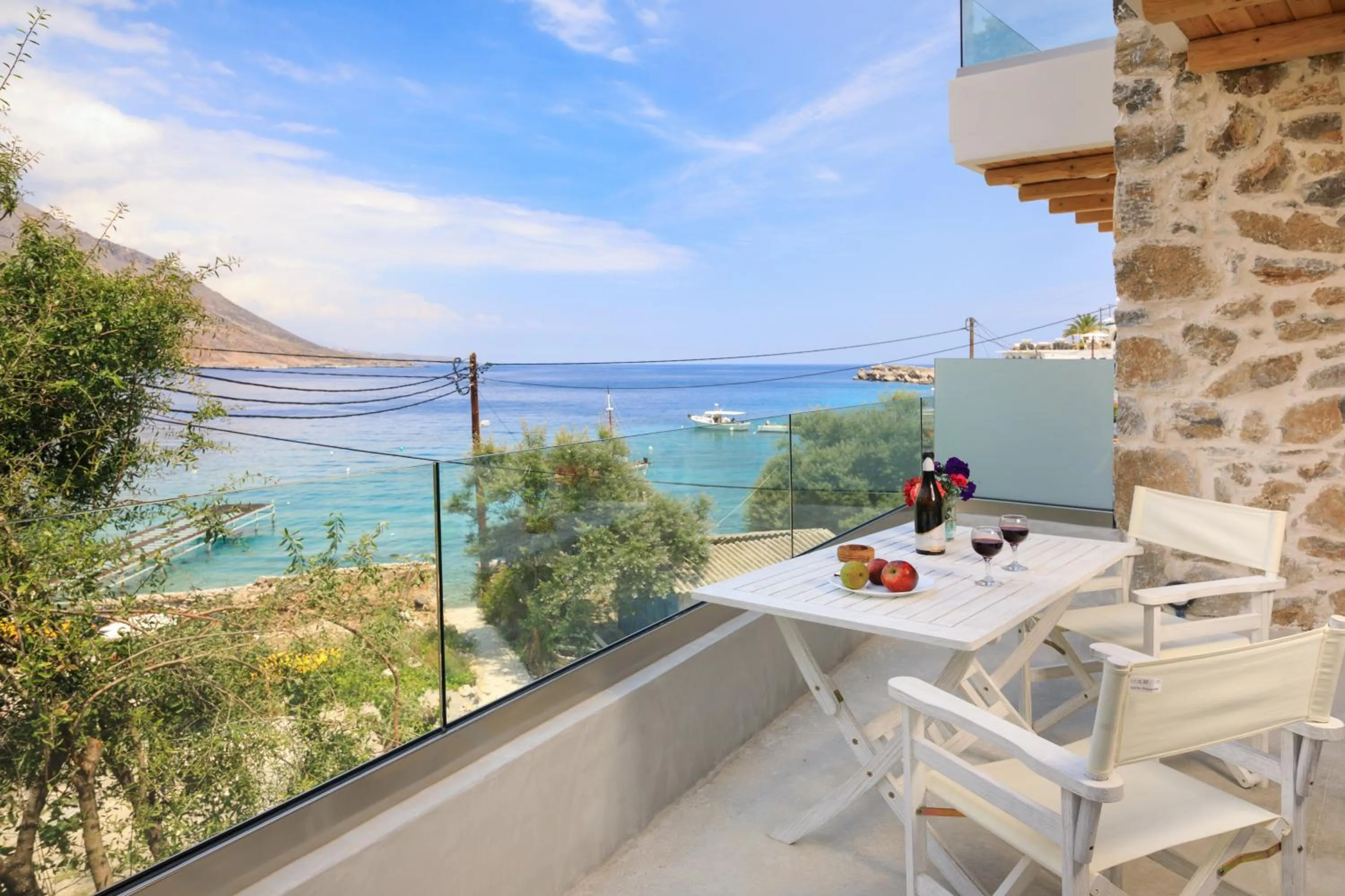 Balcony/Terrace in Molos Apartments