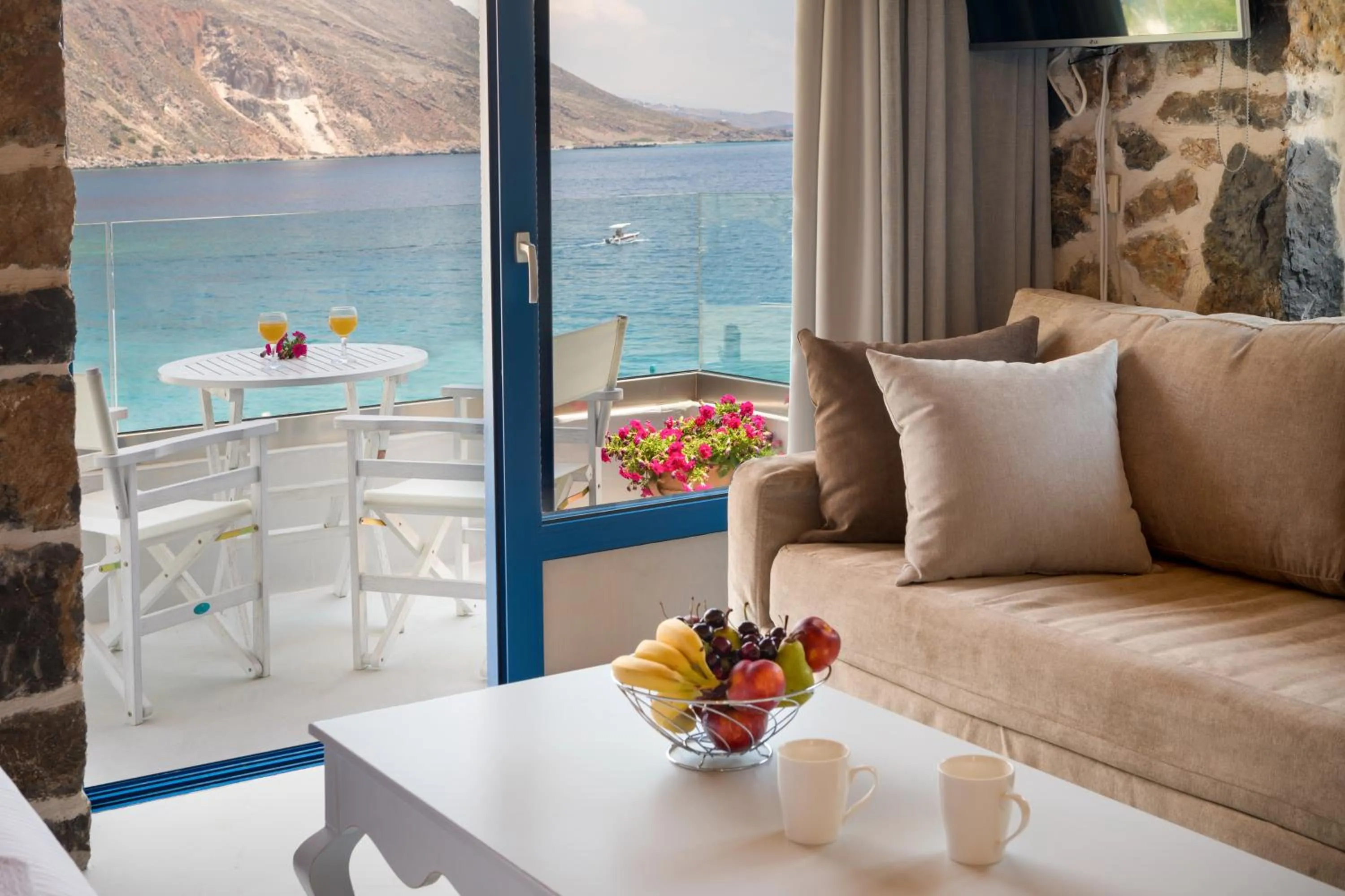 Balcony/Terrace in Molos Apartments