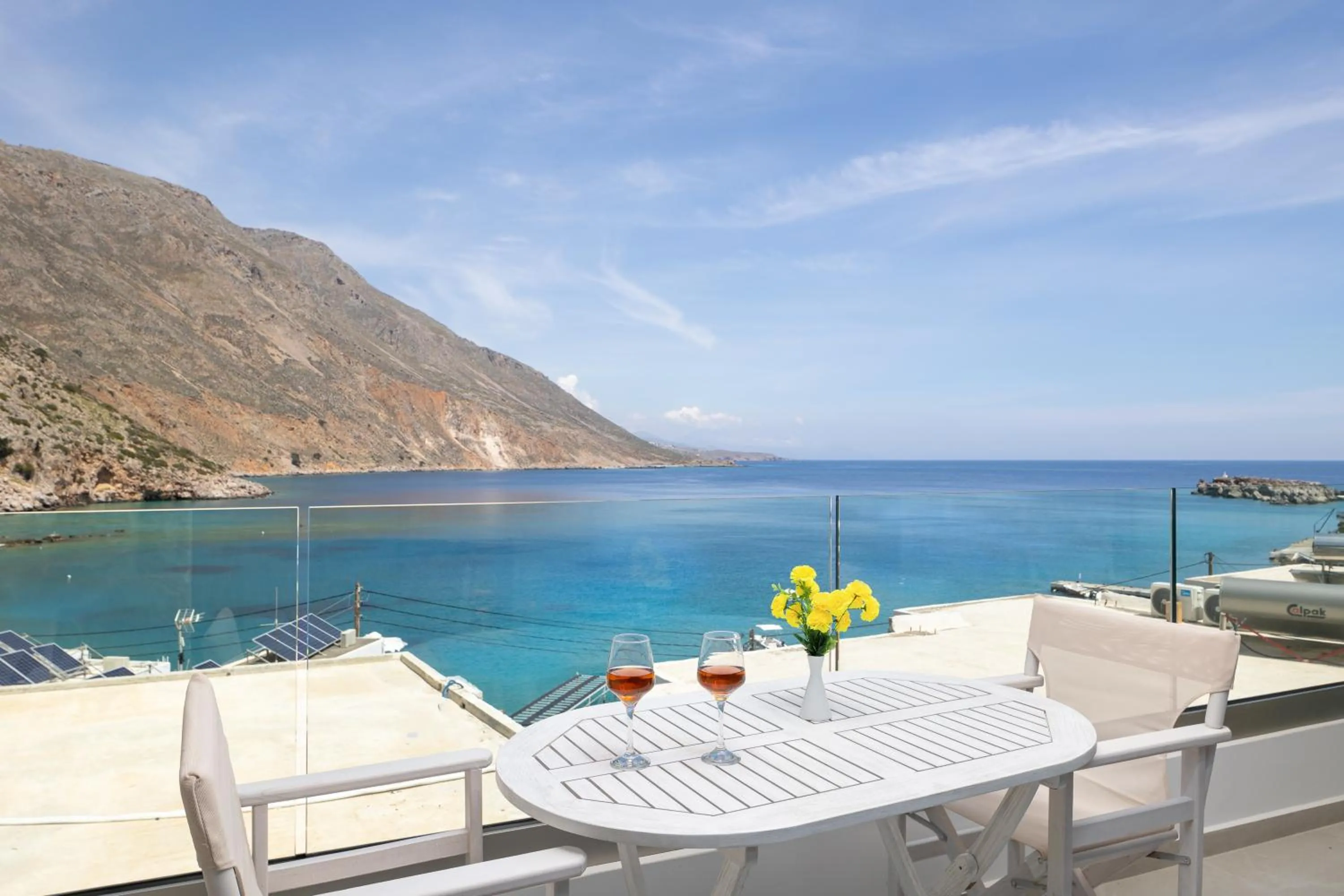 Natural landscape in Molos Apartments