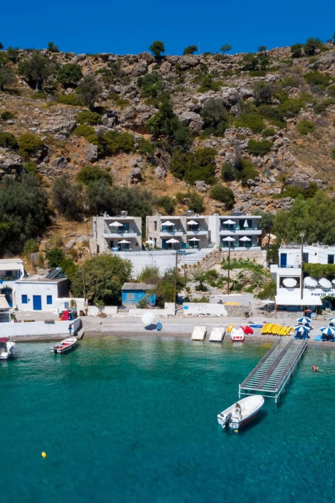 Bird's eye view in Molos Apartments