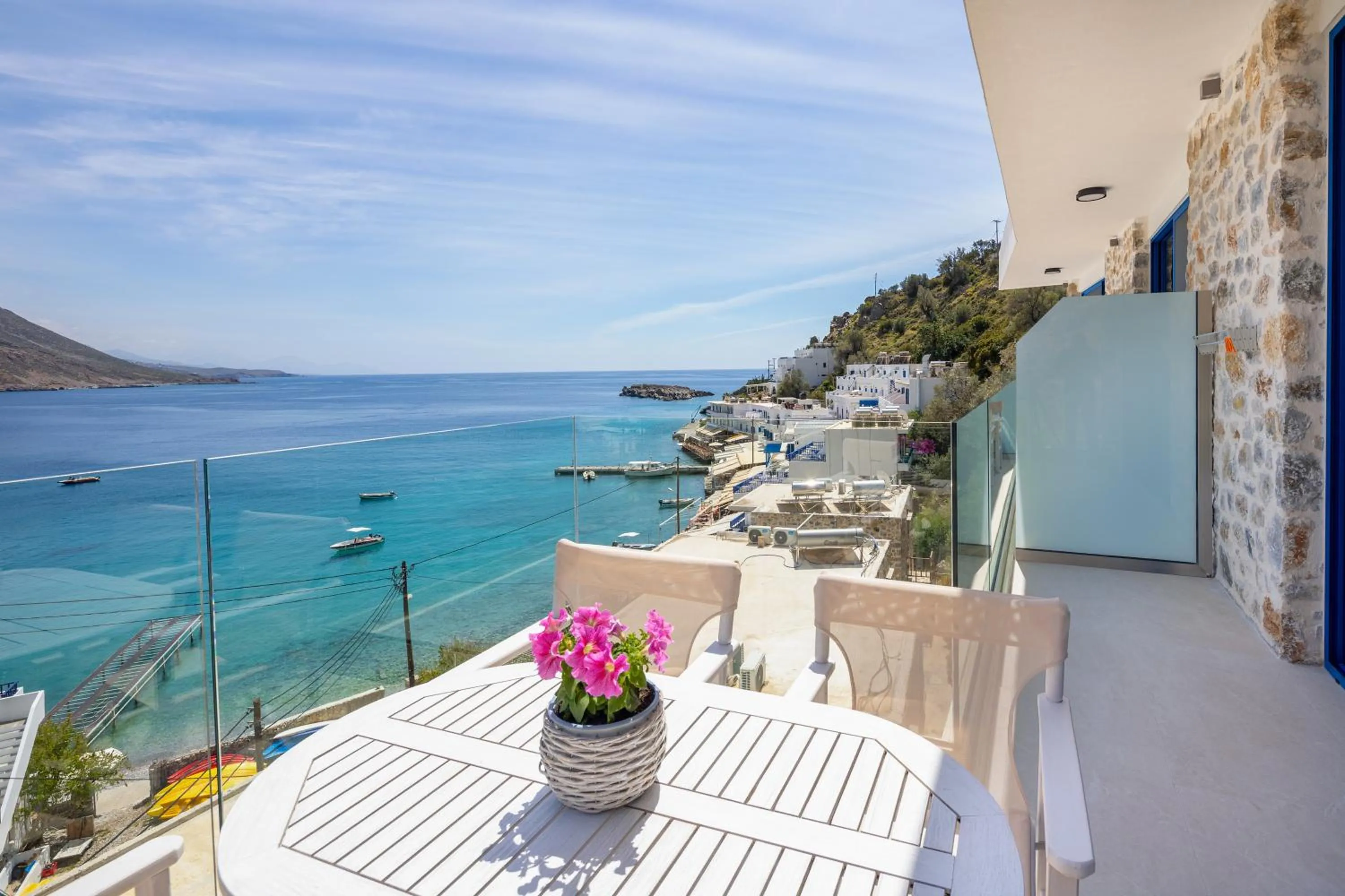 Balcony/Terrace in Molos Apartments